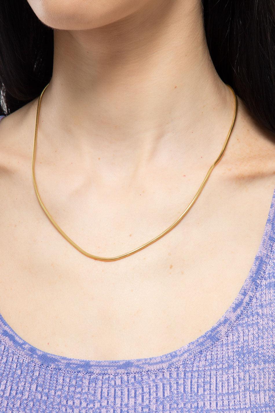 Gold Slim Snake Chain