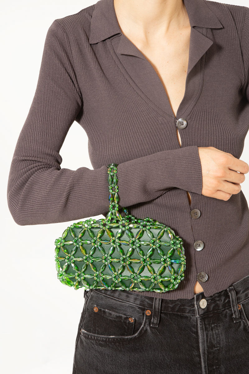 Emerald Tebea Clutch