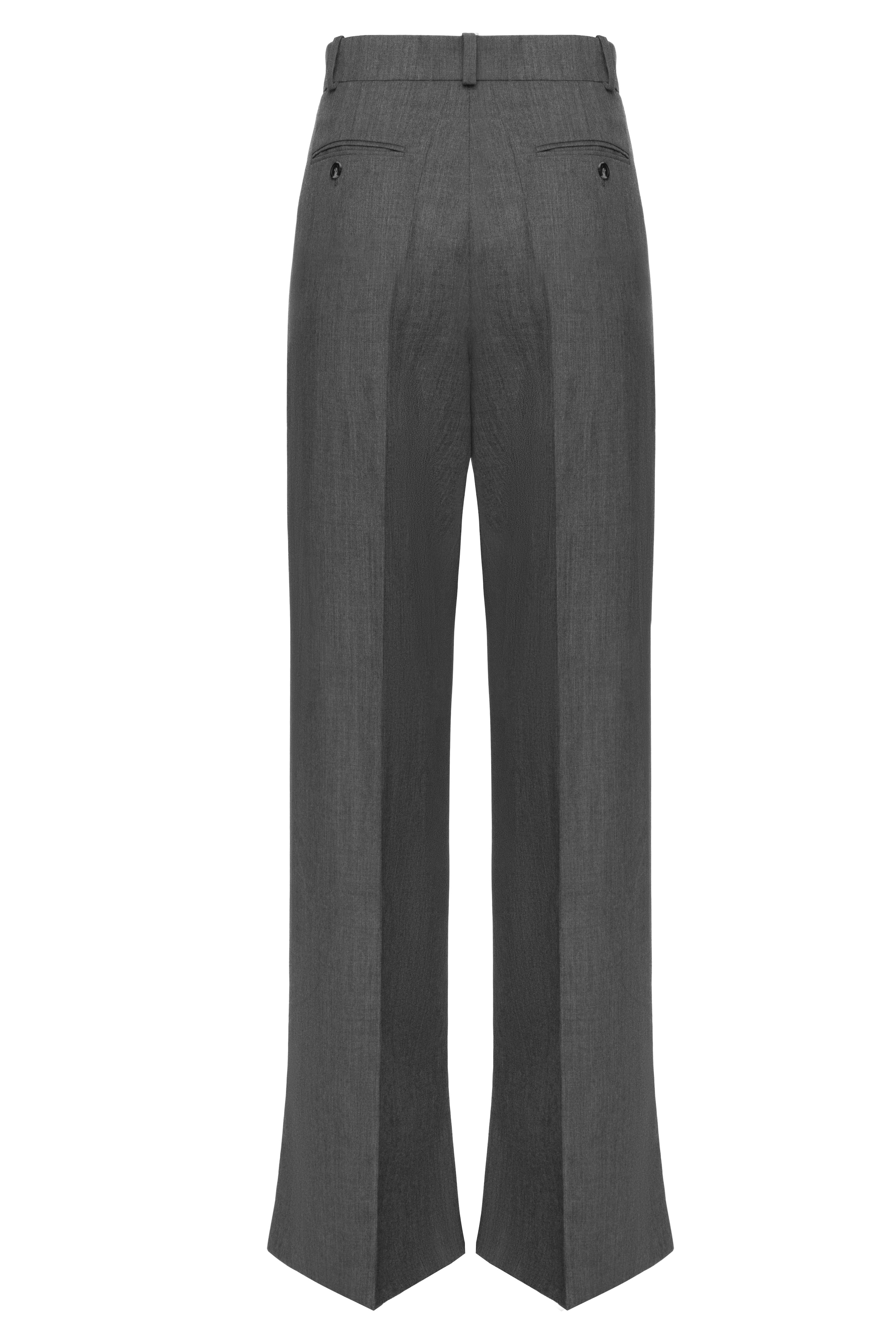 Grey Wool Pants
