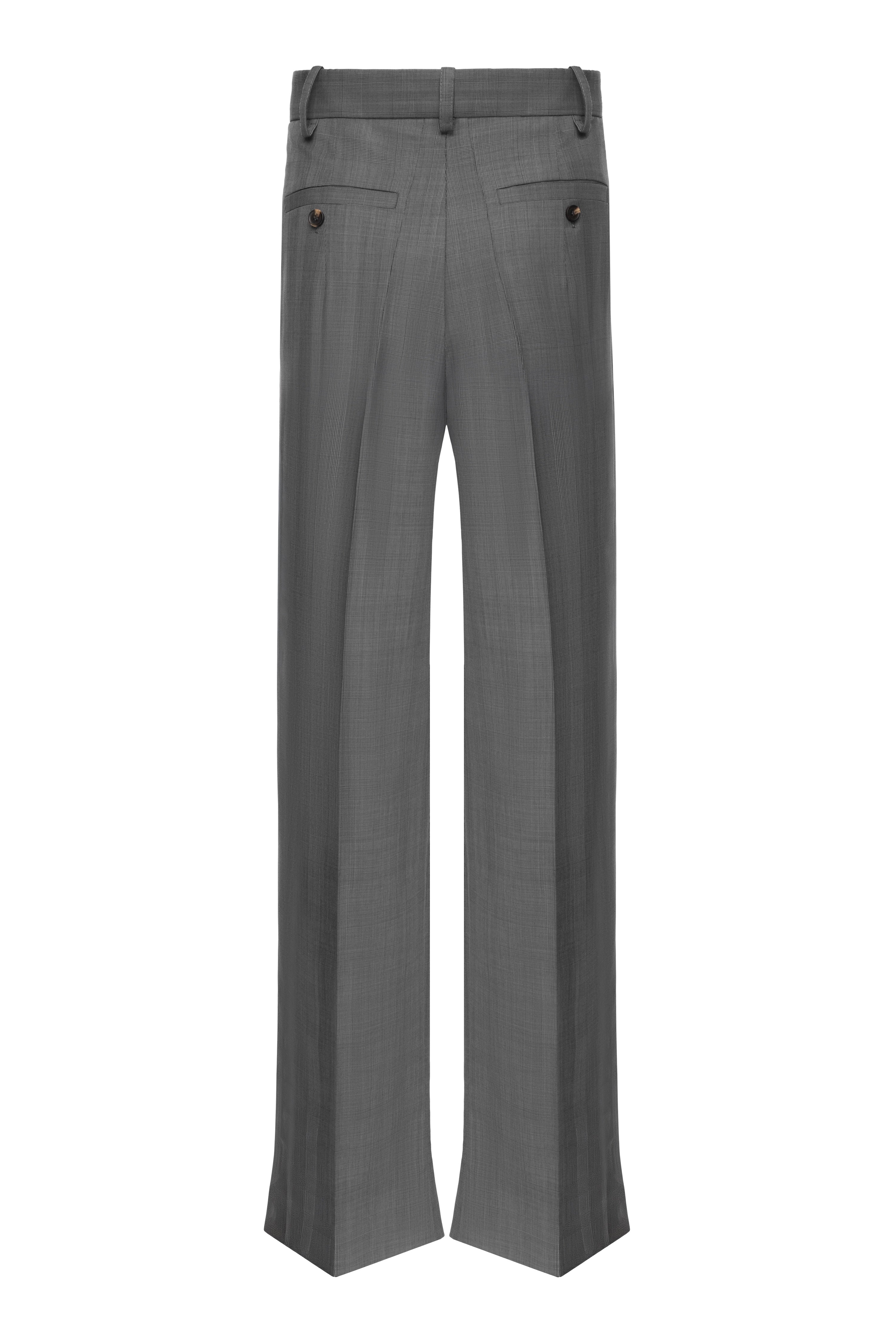 Grey Tartan Pants