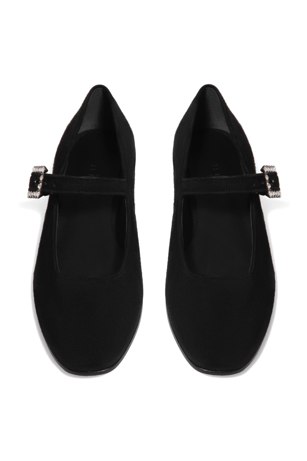 Black Suede Mary Jane