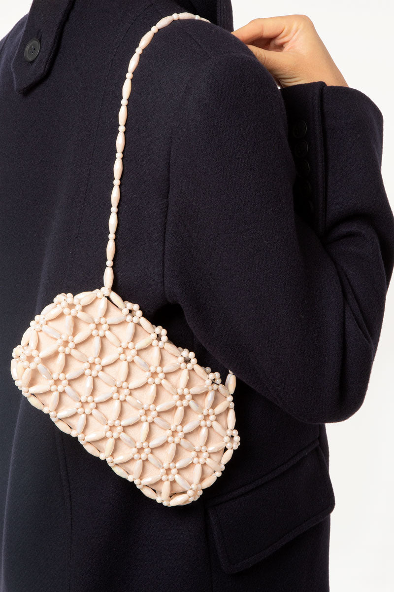Cream Tebea Shoulder Bag