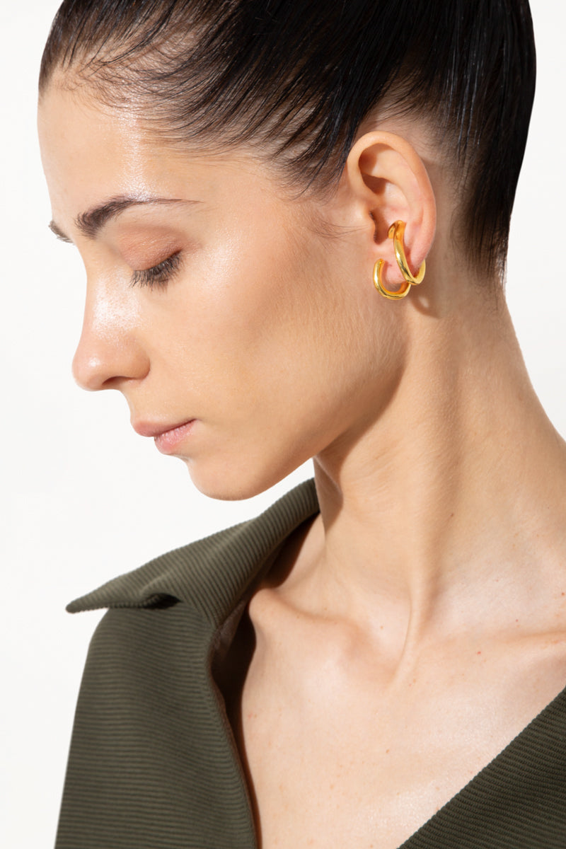 Gold Twisted Ear Cuff
