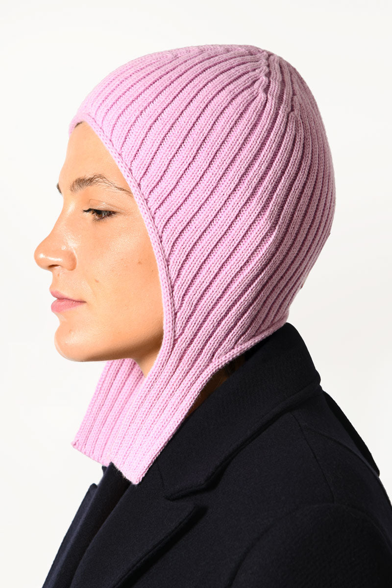 Rosy Lavender Trapper Hat