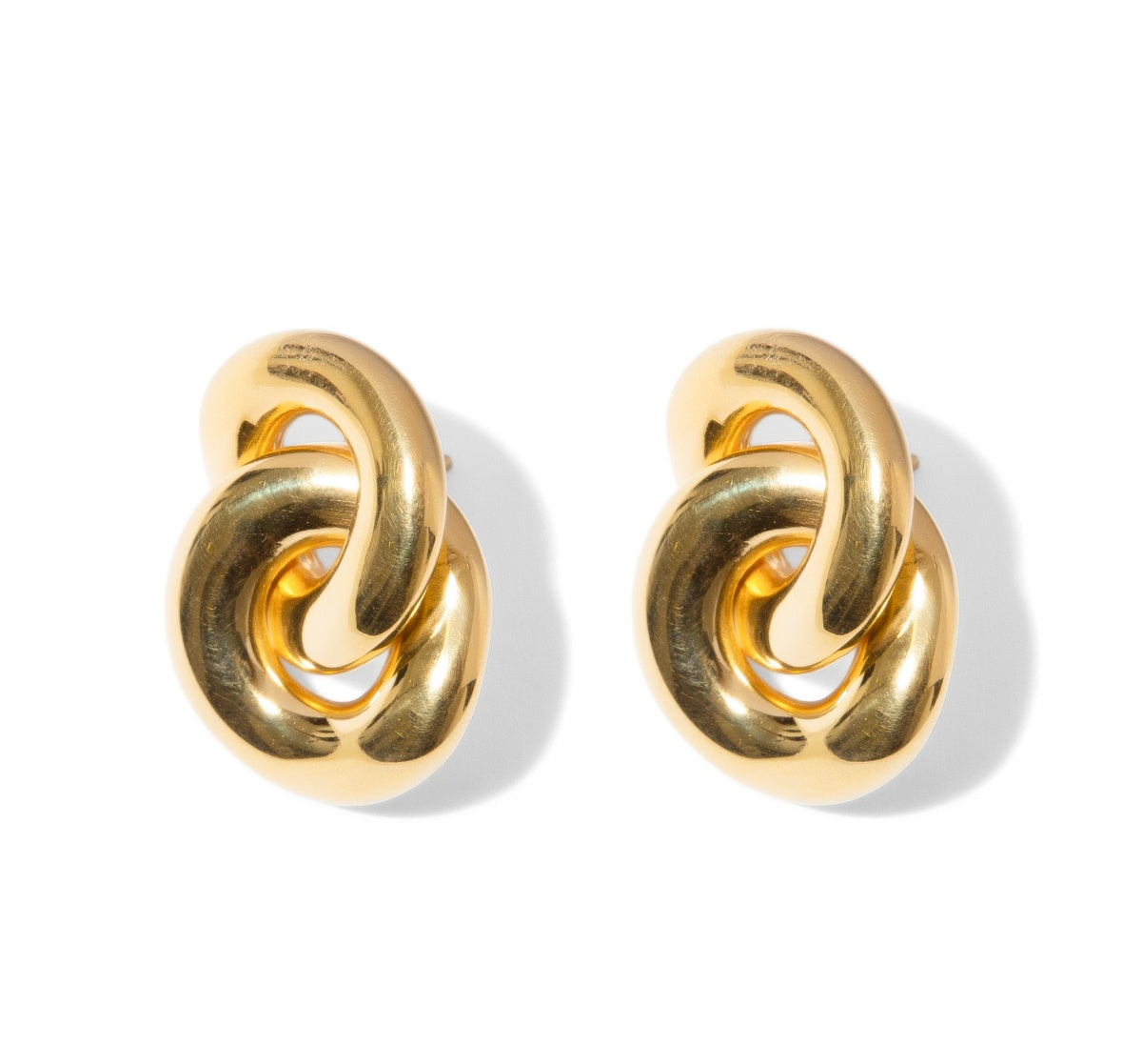 Gold Infinity Earrings