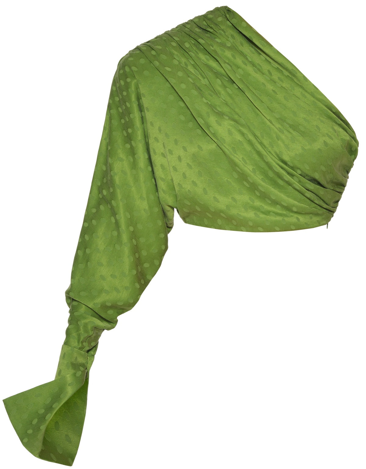 Green Cropped Blouse