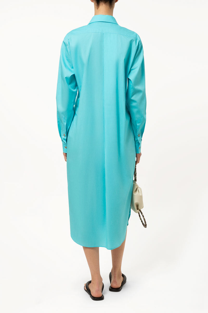 Turquoise Longline Shirt