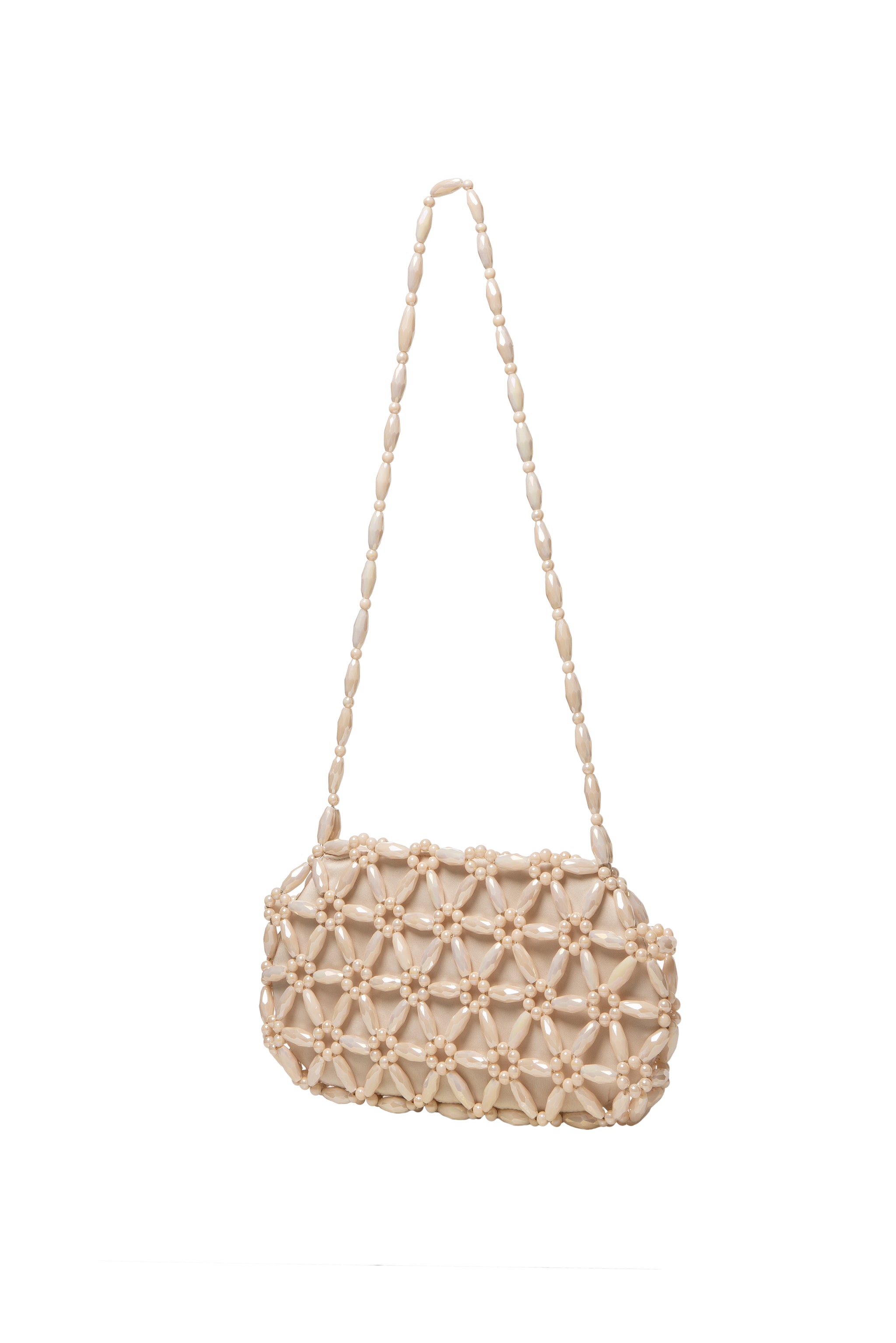 Cream Tebea Shoulder Bag