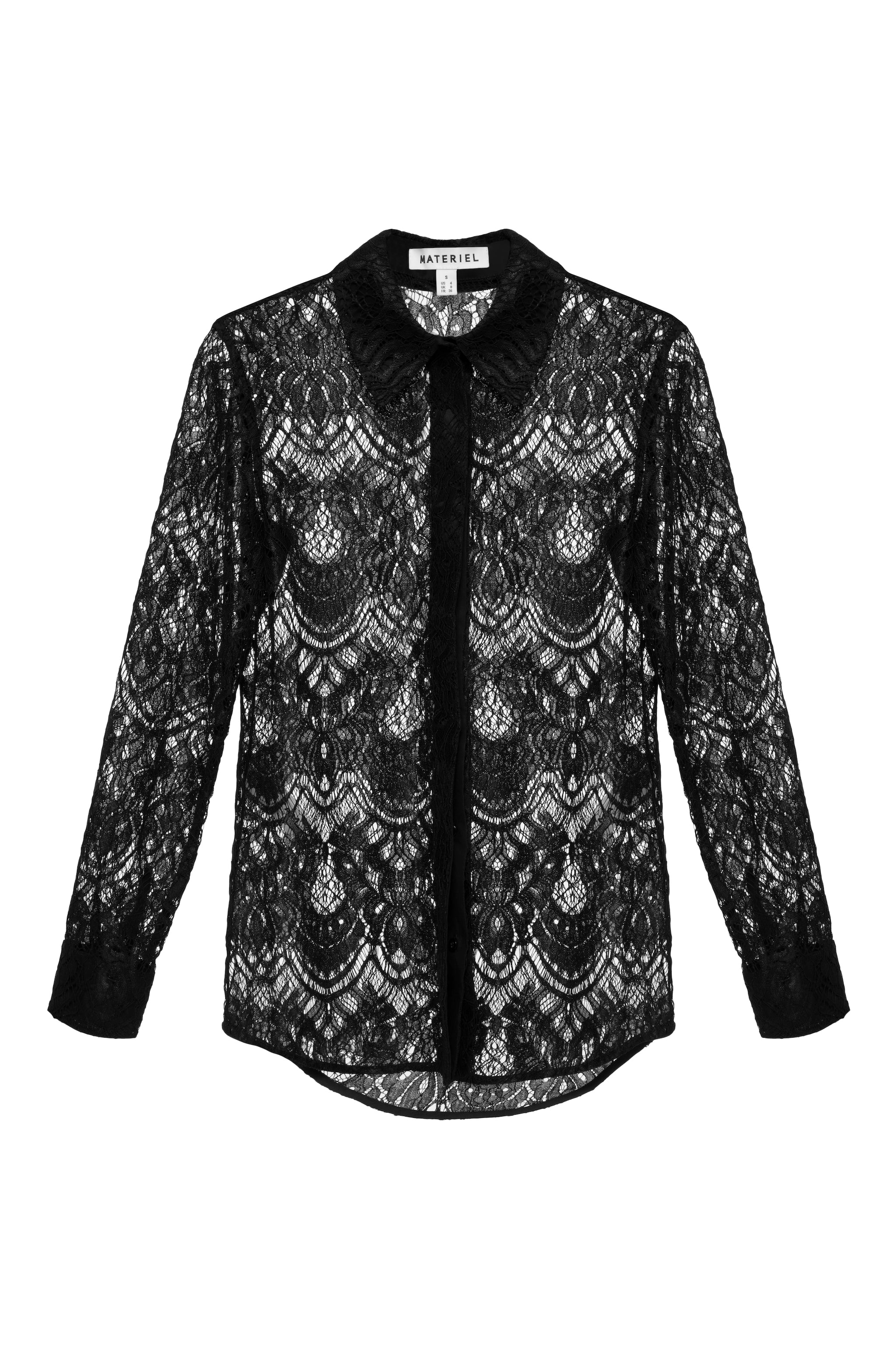 Black Lace Shirt