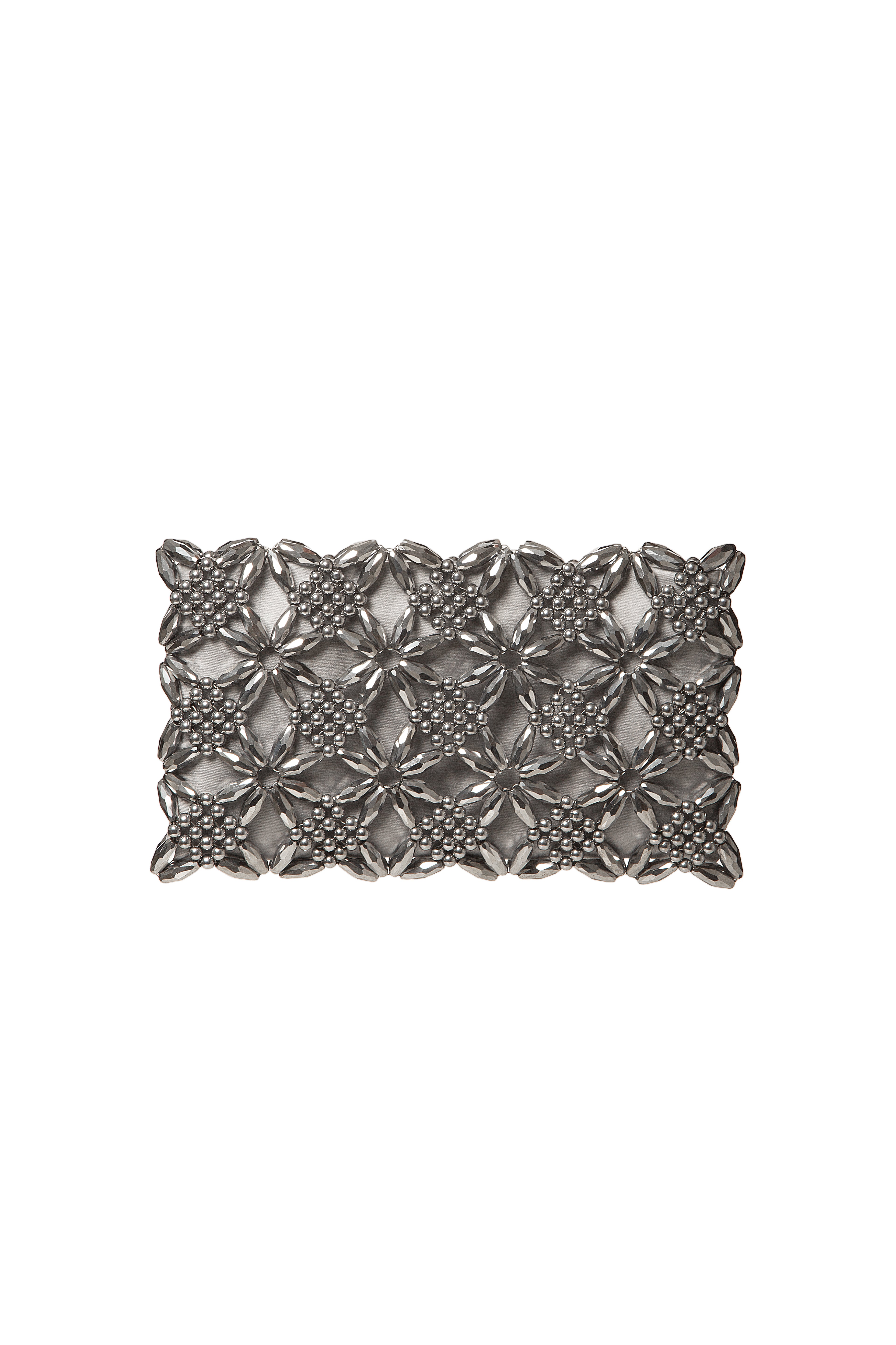 Silver Rhea Clutch