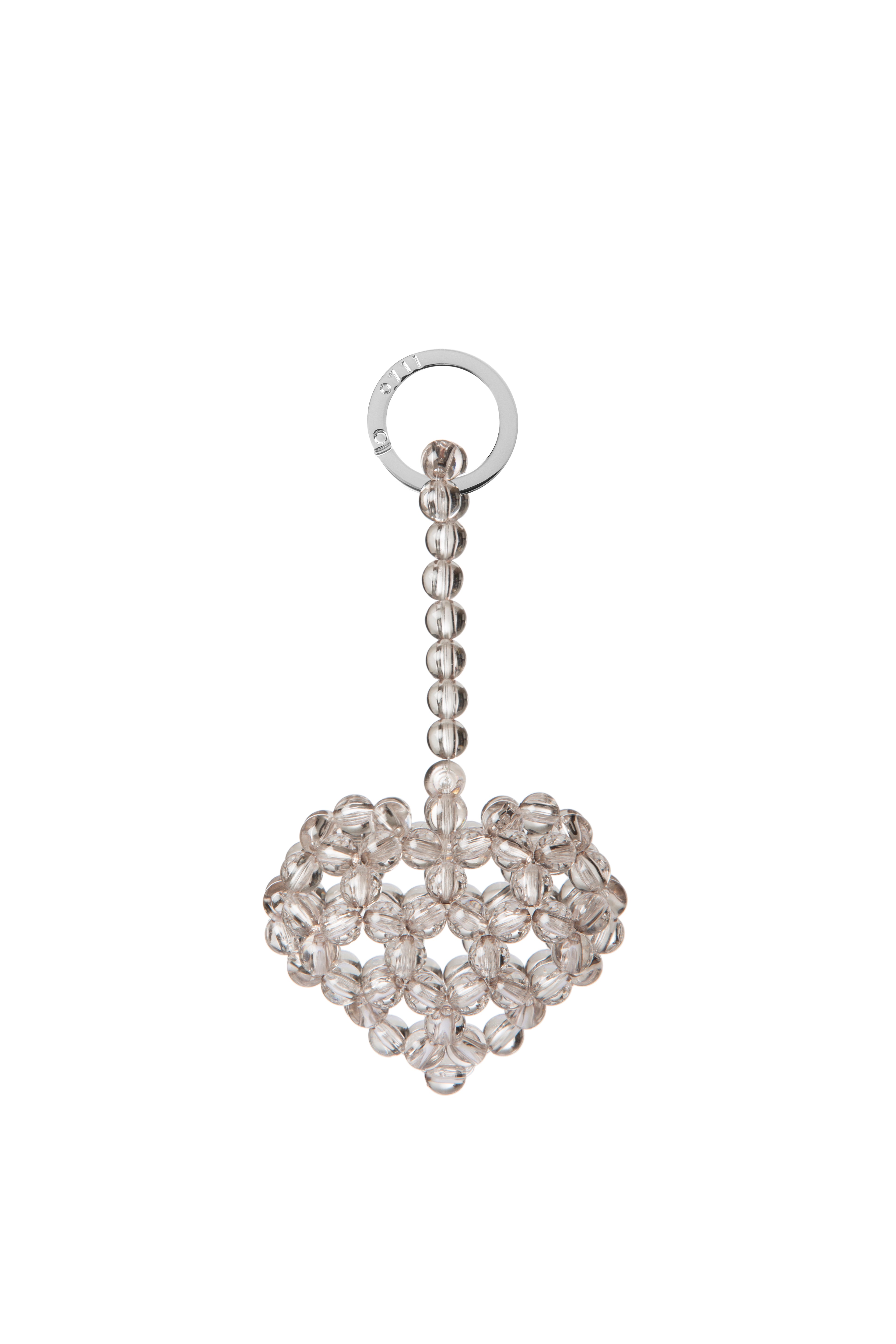 Rain Heart-Shaped Keychain