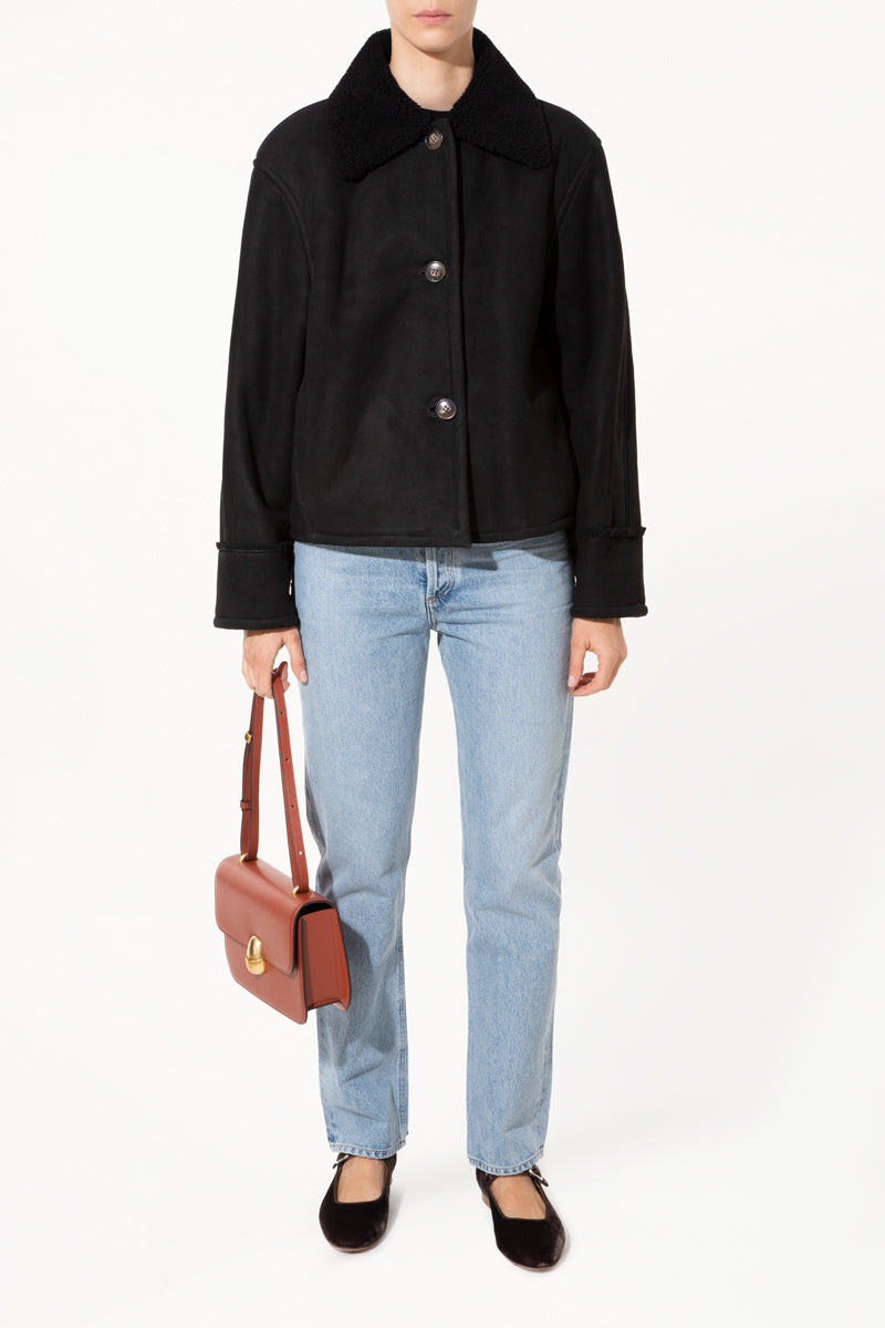 Black Shearling Jacket