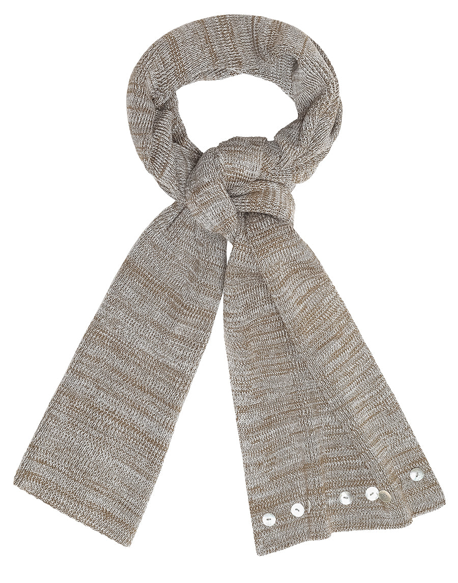 Grey & Brown Scarf