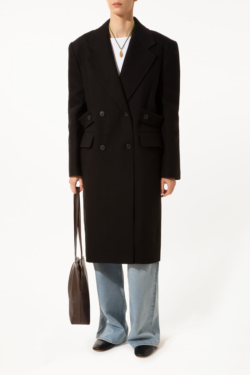 Black Boxy Coat