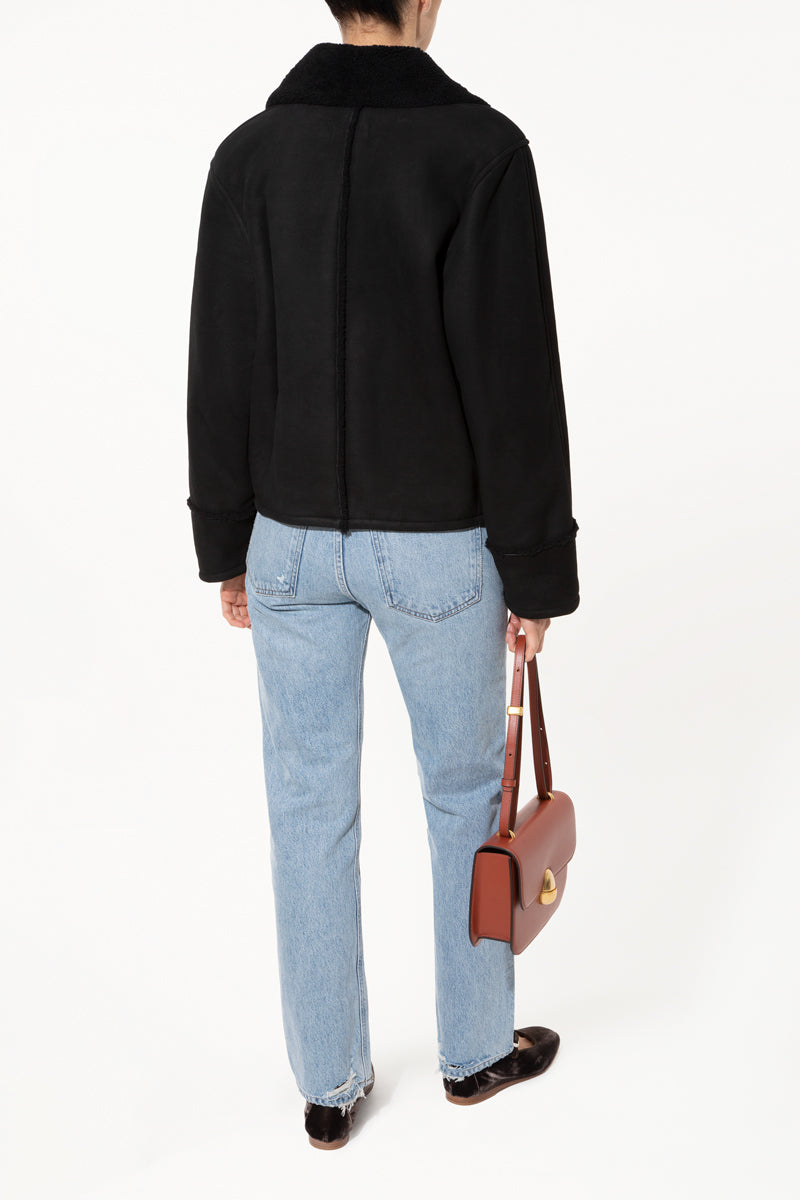 Black Shearling Jacket