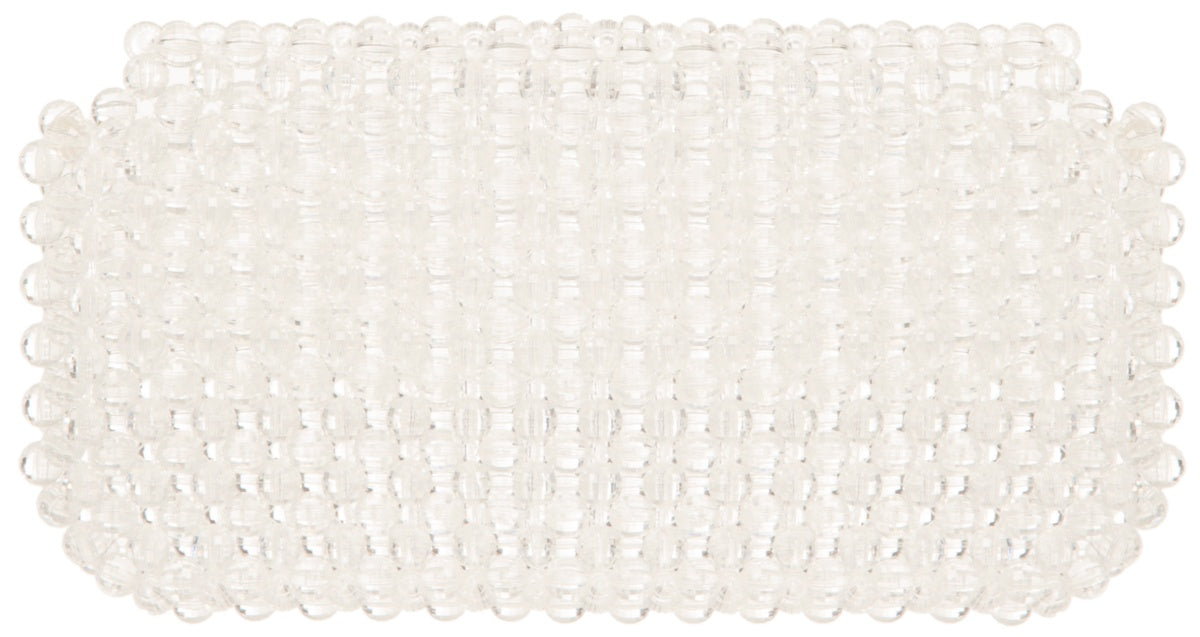 Transparent Clover Clutch