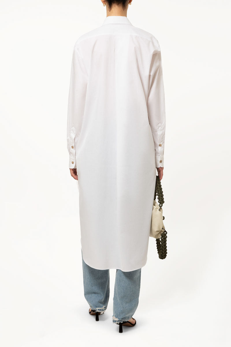 White Longline Shirt