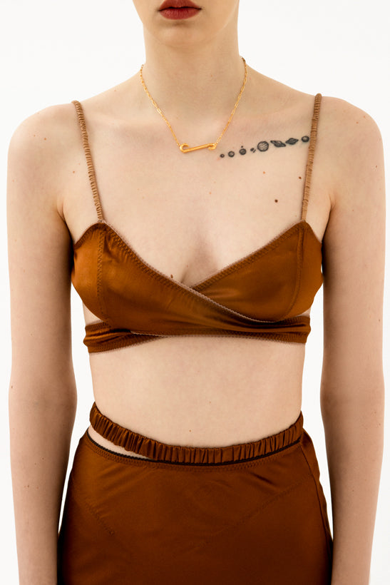 Brown Brassiere