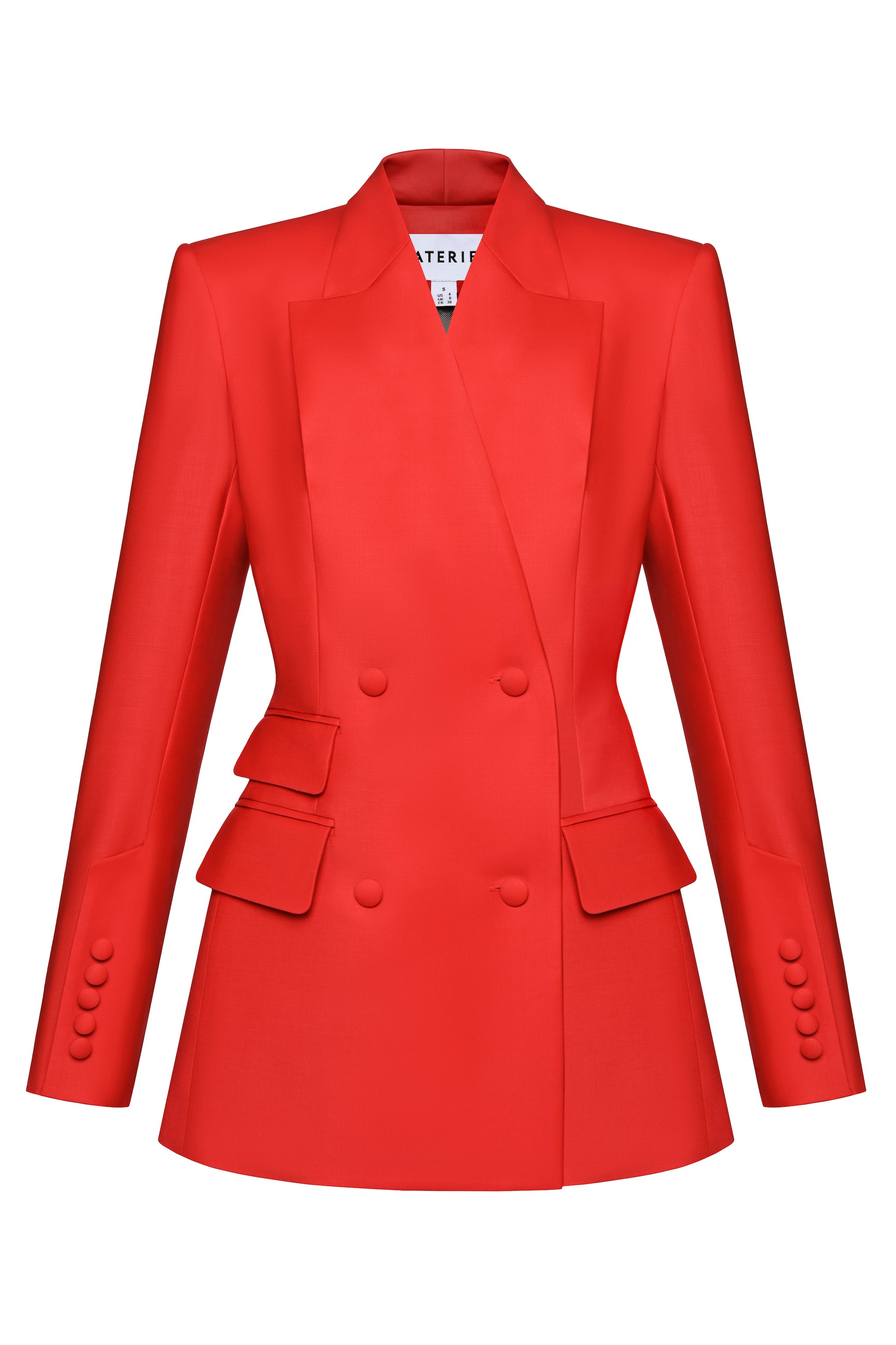 Red Tailored Blazer