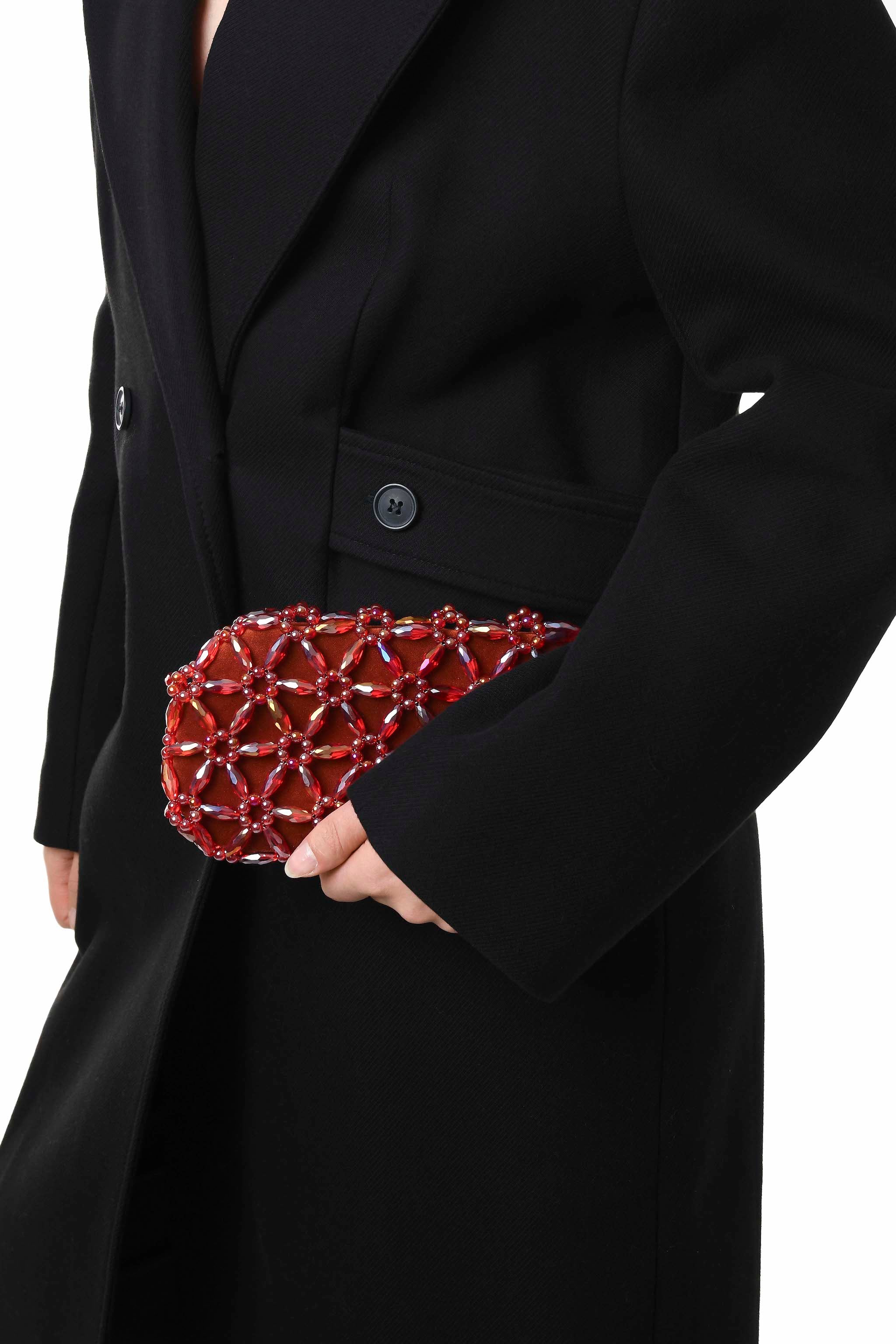 Pomegranate Tebea Clutch