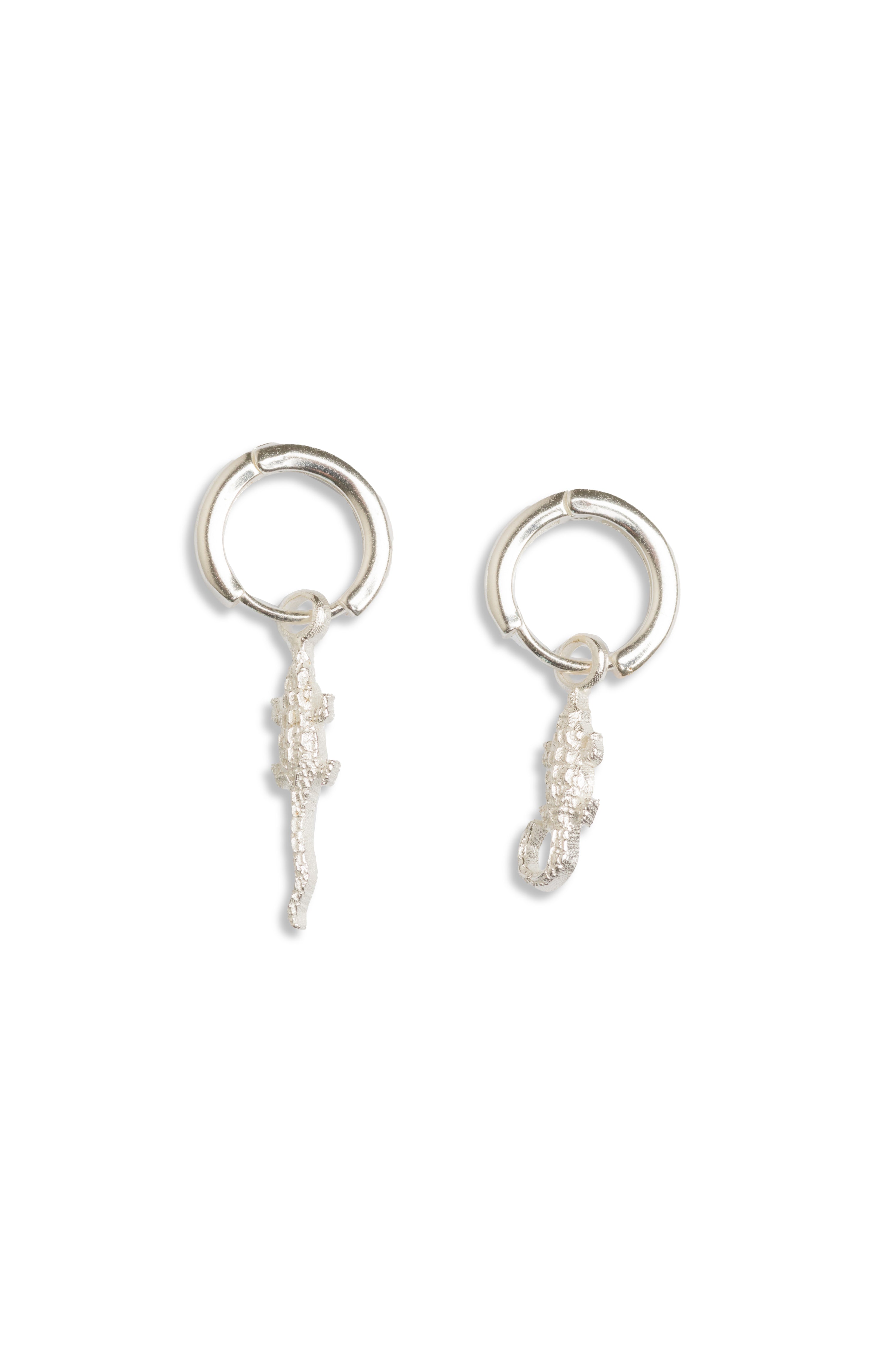 Crocodile Hoops Earrings