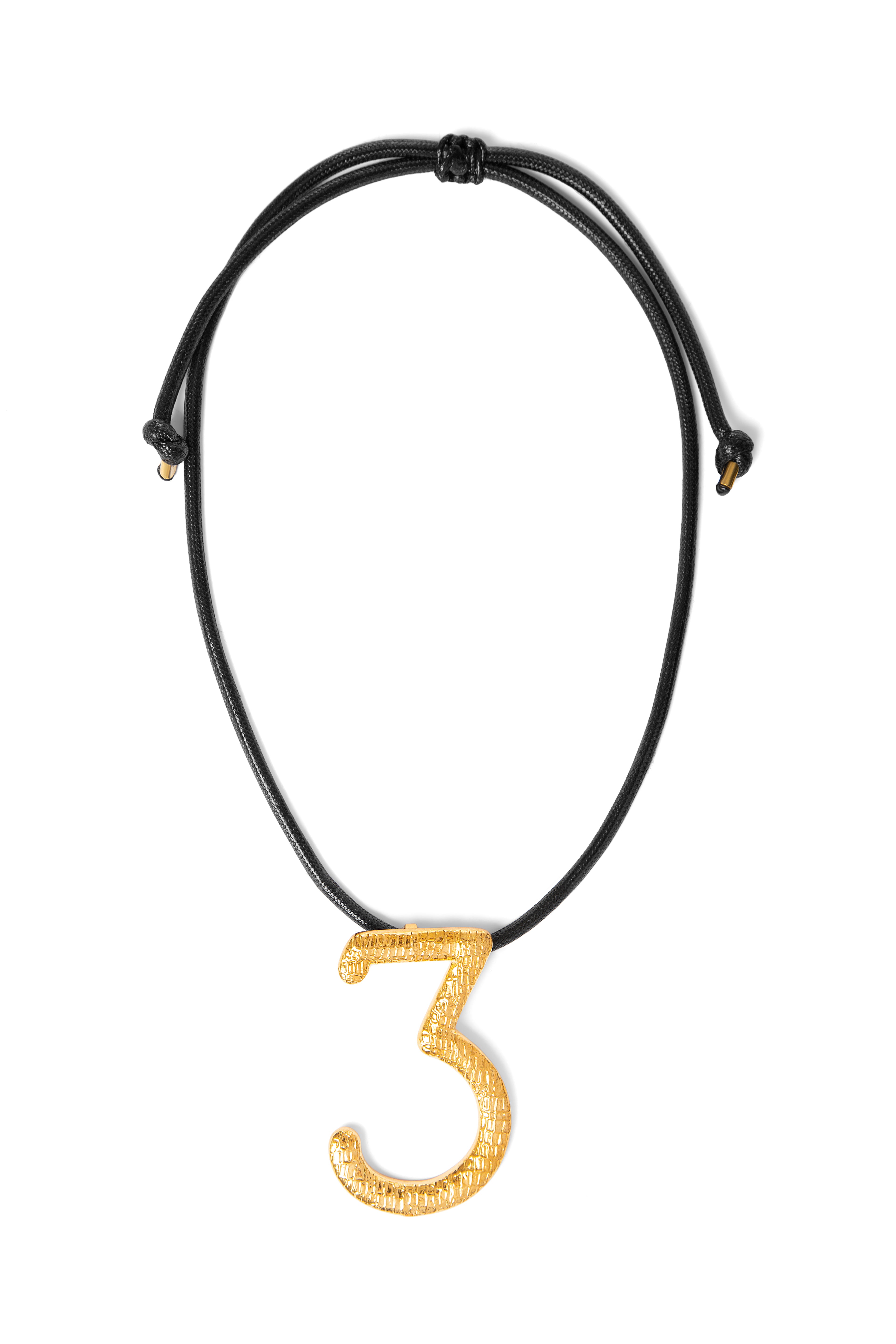Number 3 Necklace