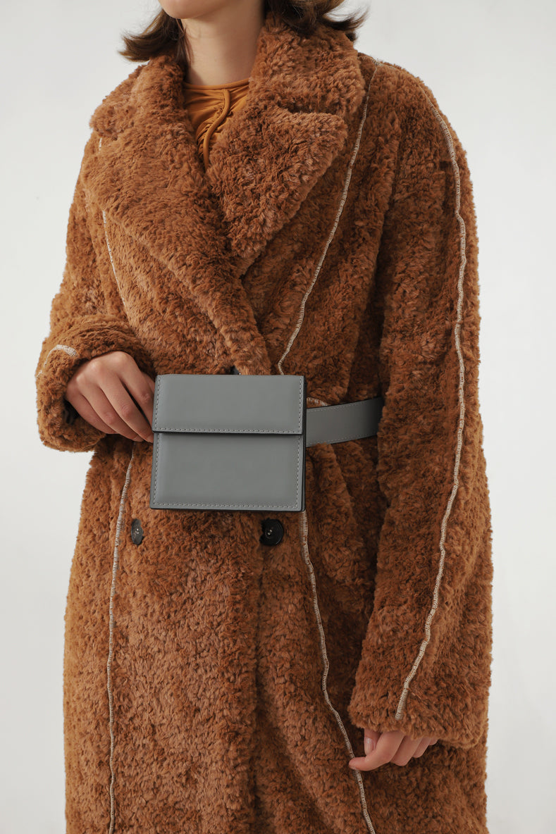 Grey Baby Bea Belt Bag