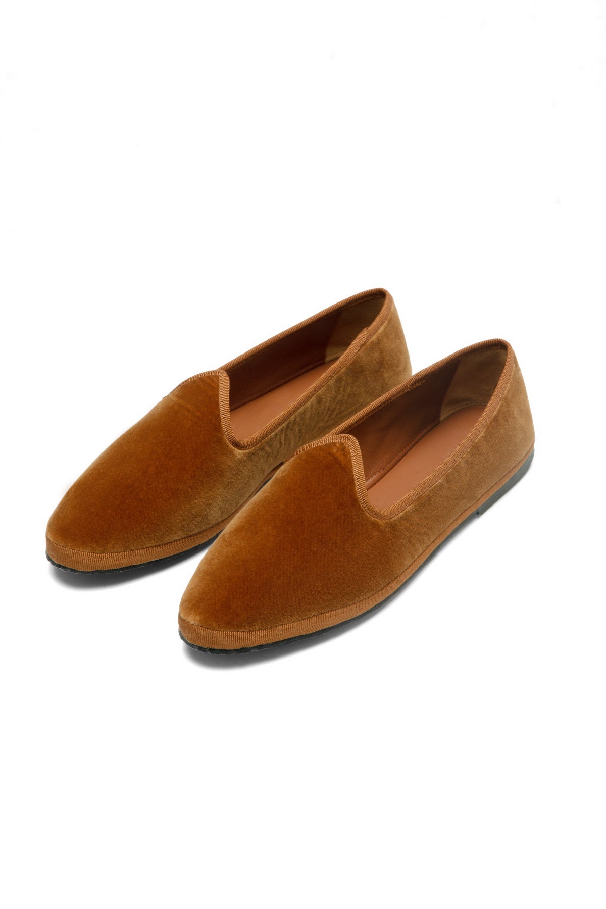Caramel Velvet Slippers