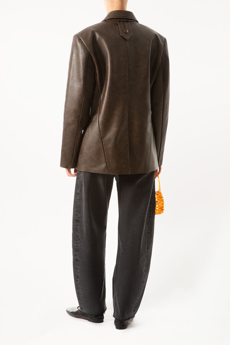 Brown Button Jacket