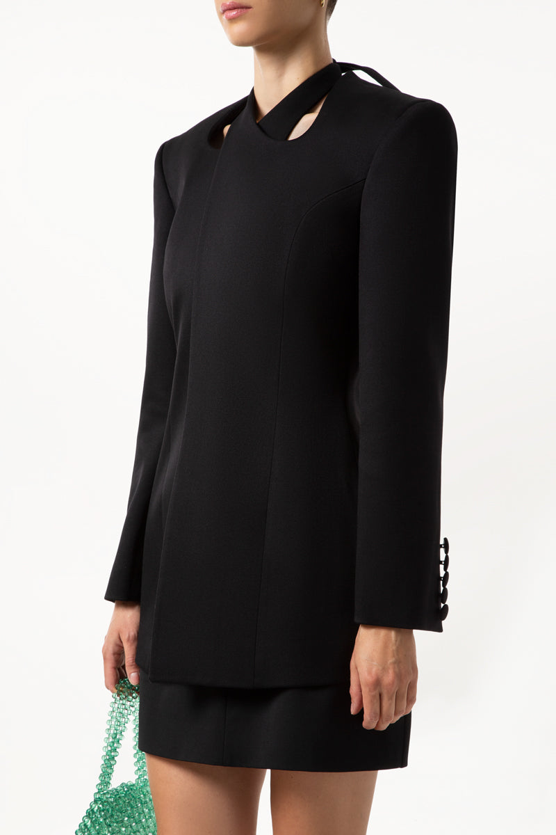 Black Halterneck Blazer