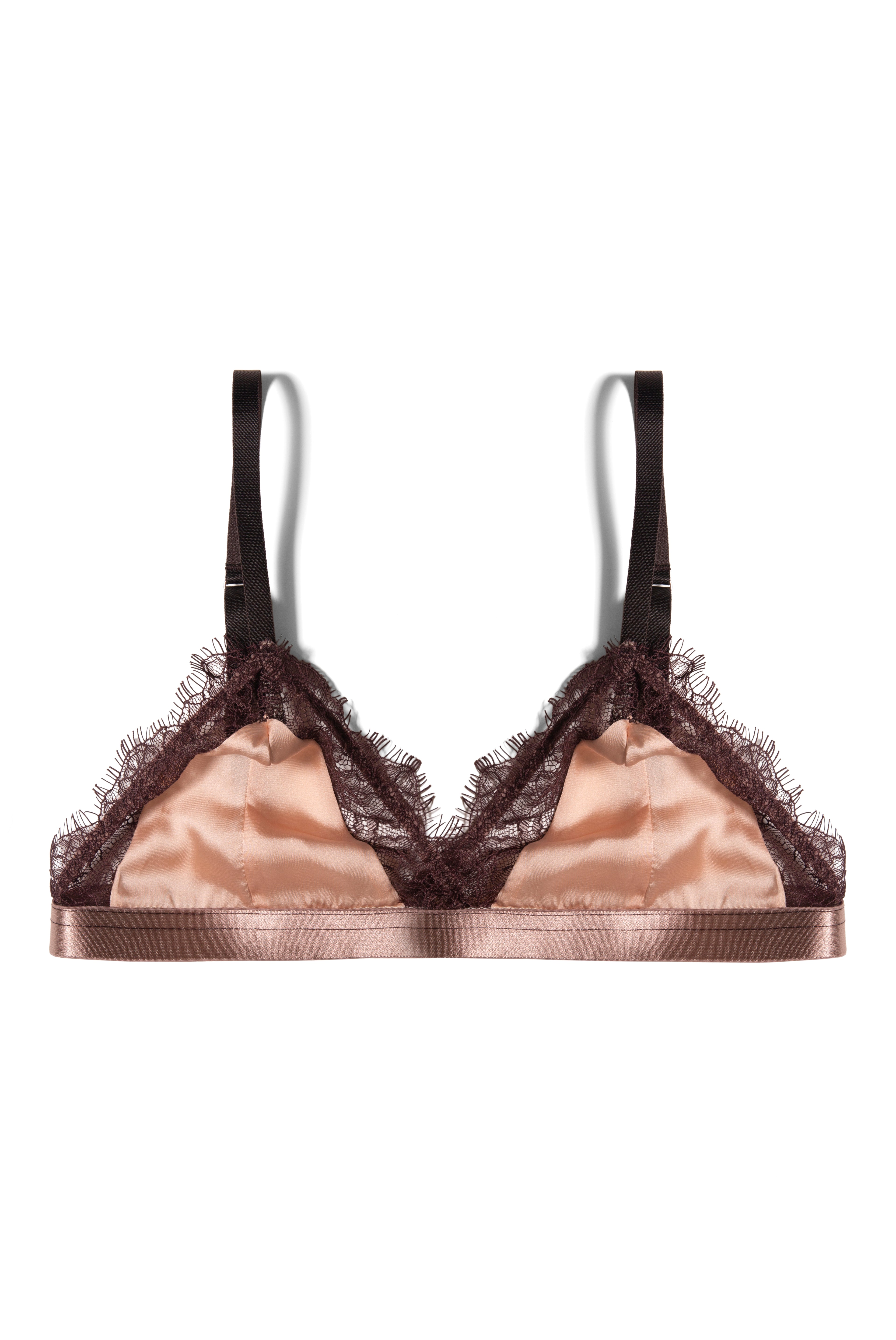 Beige & Brown Bralette