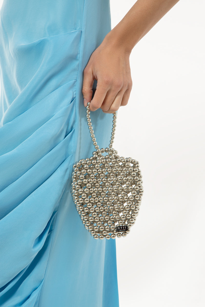 Silver Strawberry Small Bag