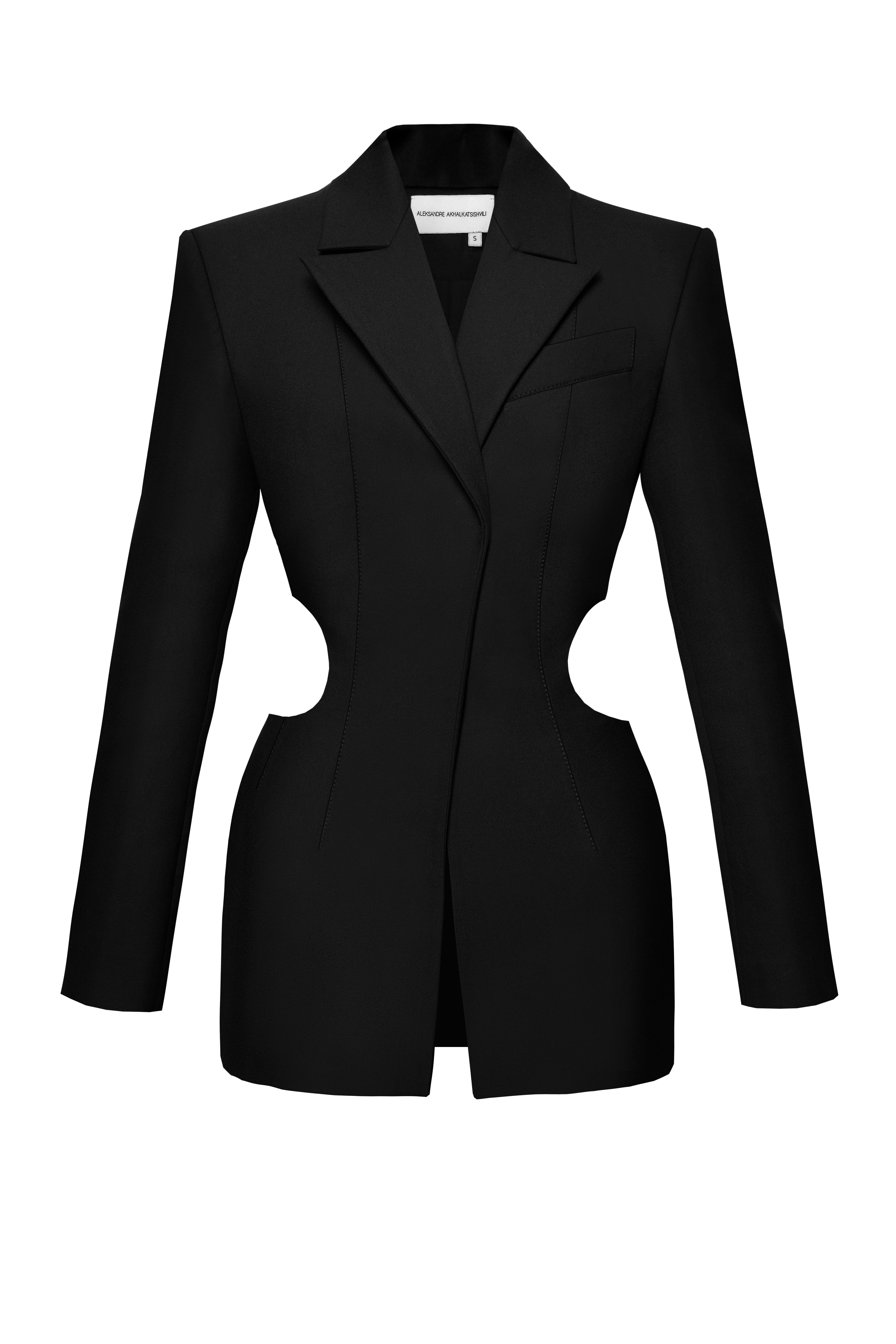 Black Cut Out Blazer