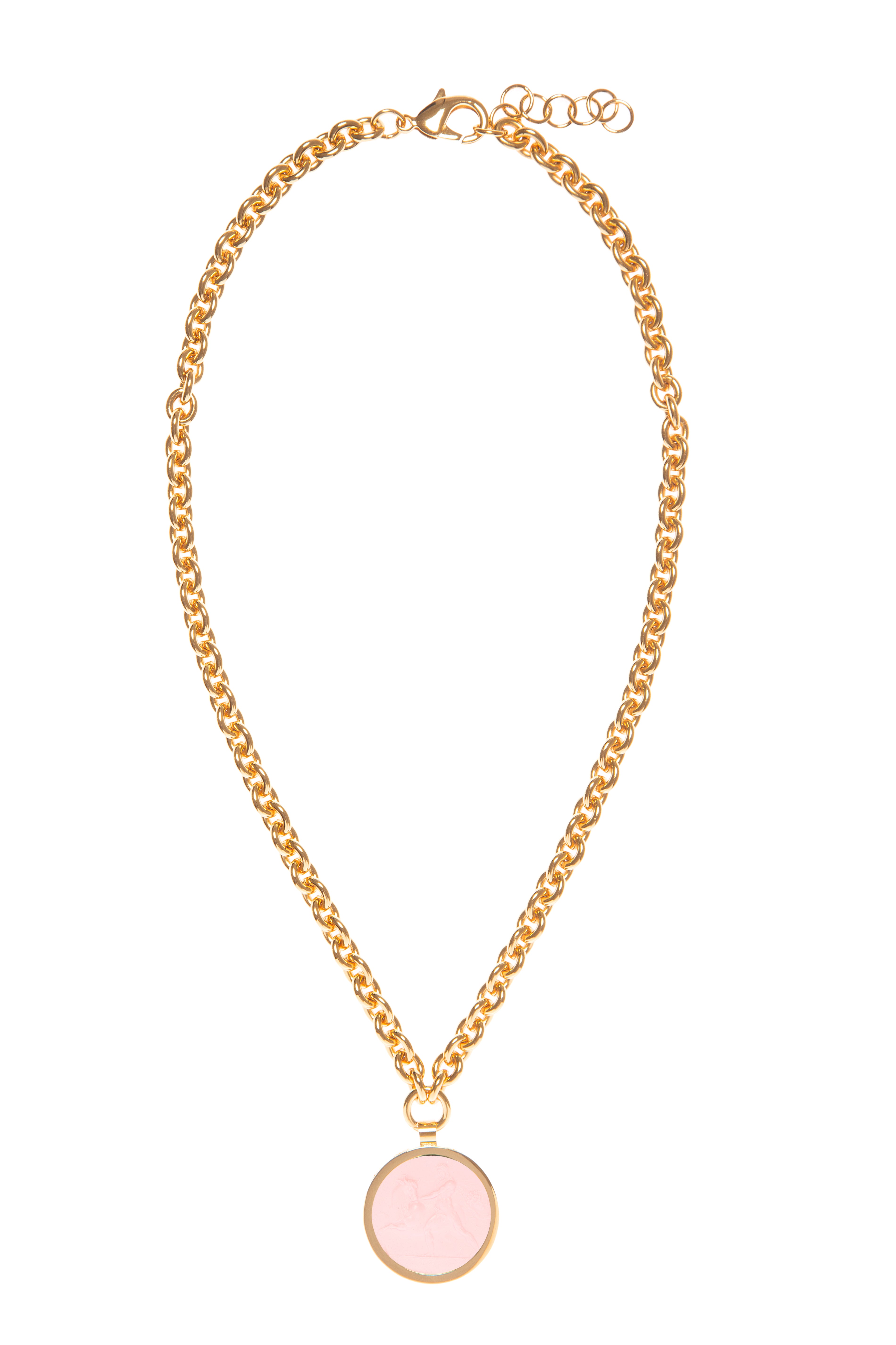 Hercules and the Bull Denario Necklace