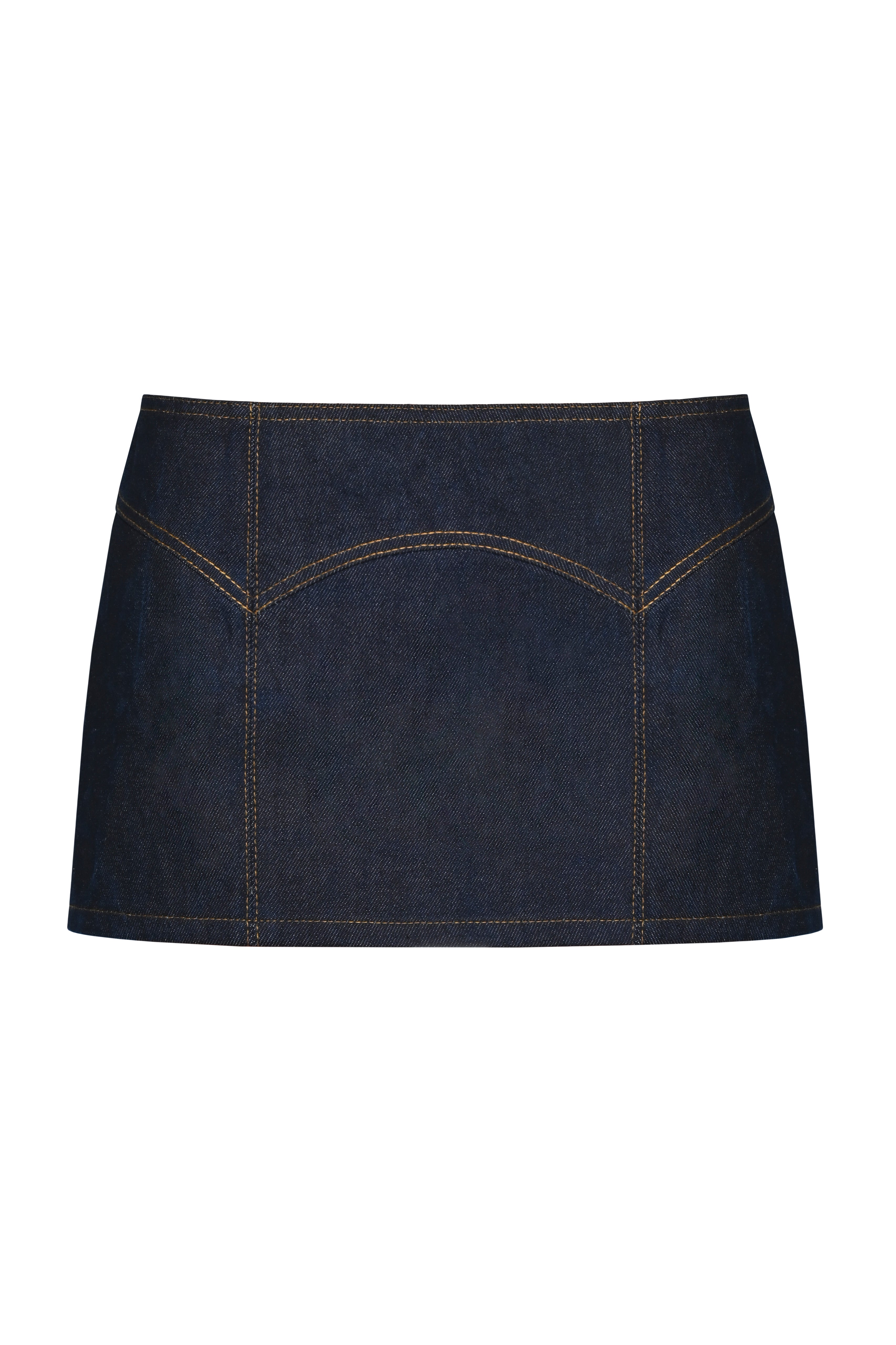 Denim Corset Mini Skirt