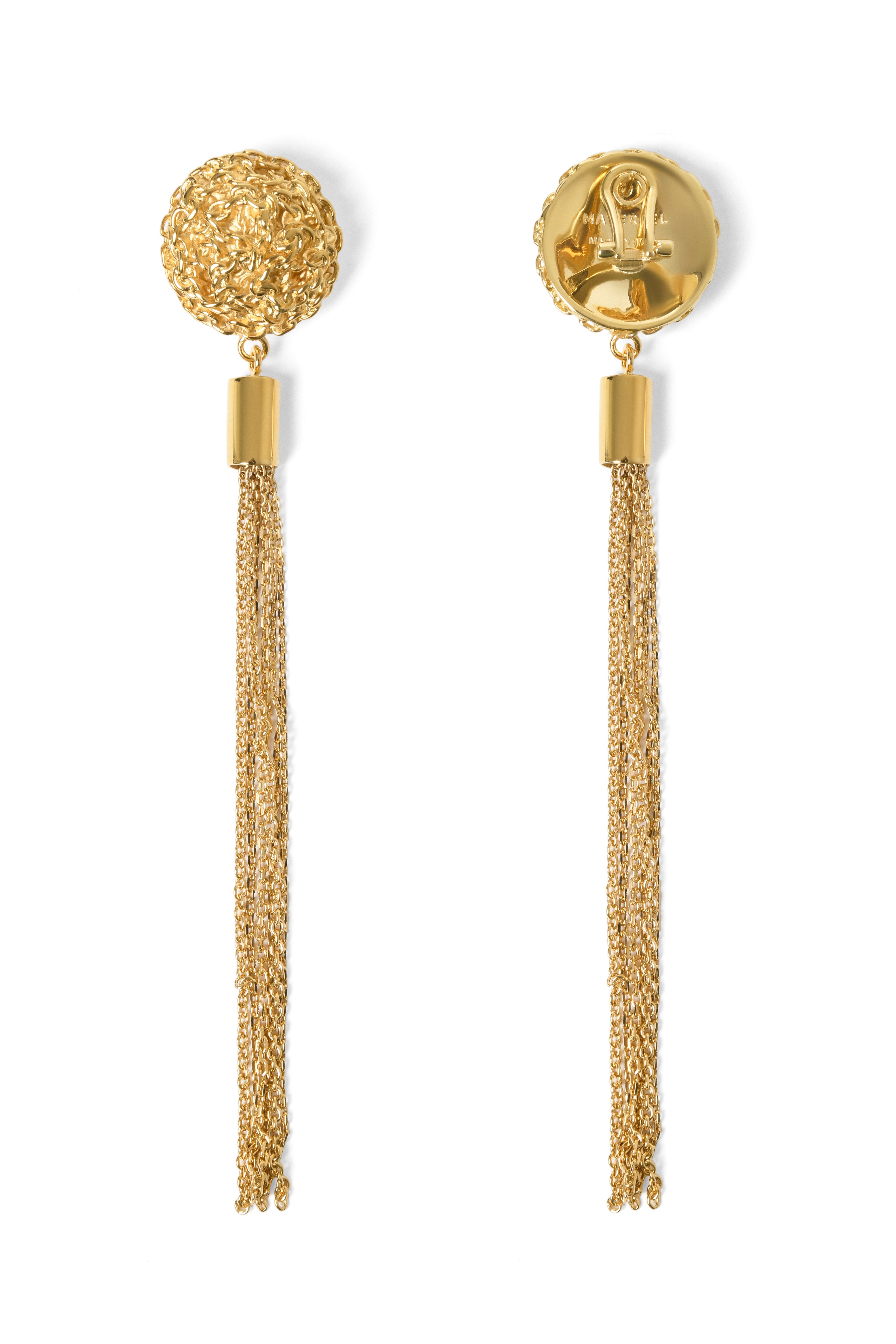 Gold Plated Chain Earrings