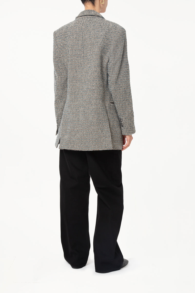 Grey Checked Blazer
