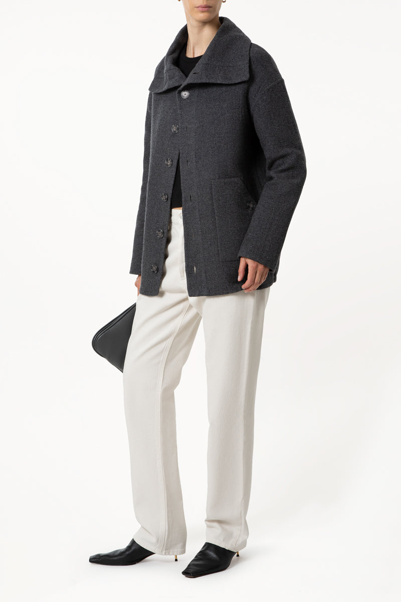 Stone Button Down Jacket