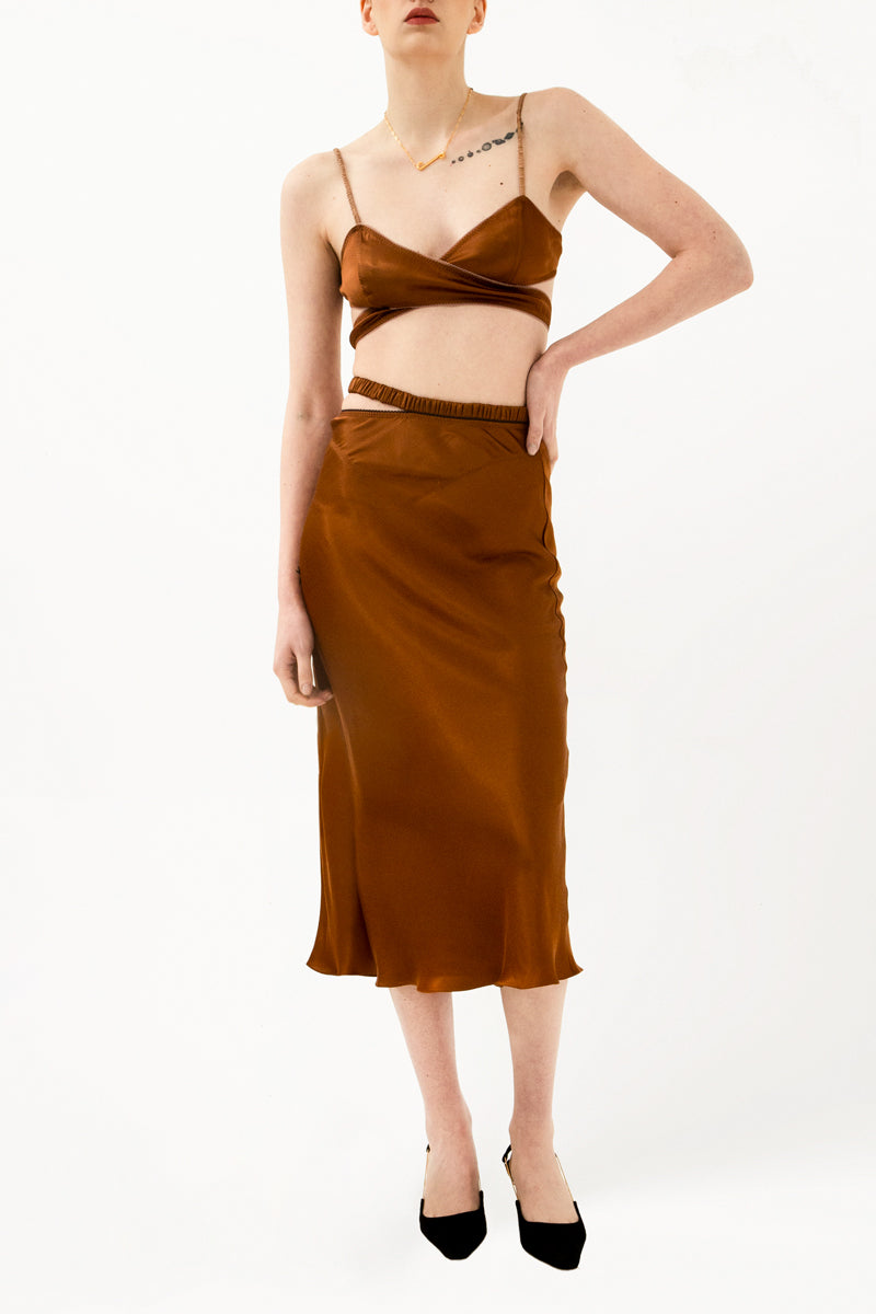 Brown Brassiere