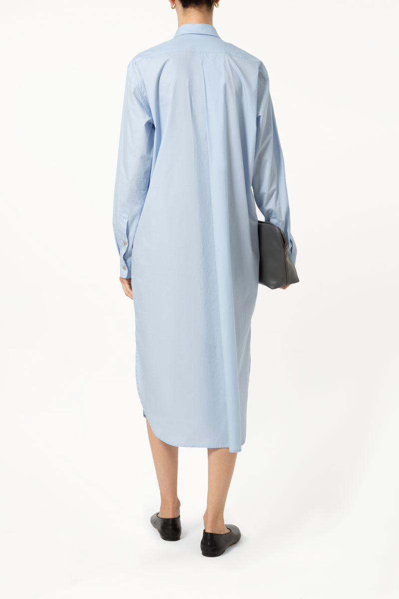 Sky Blue Longline Shirt