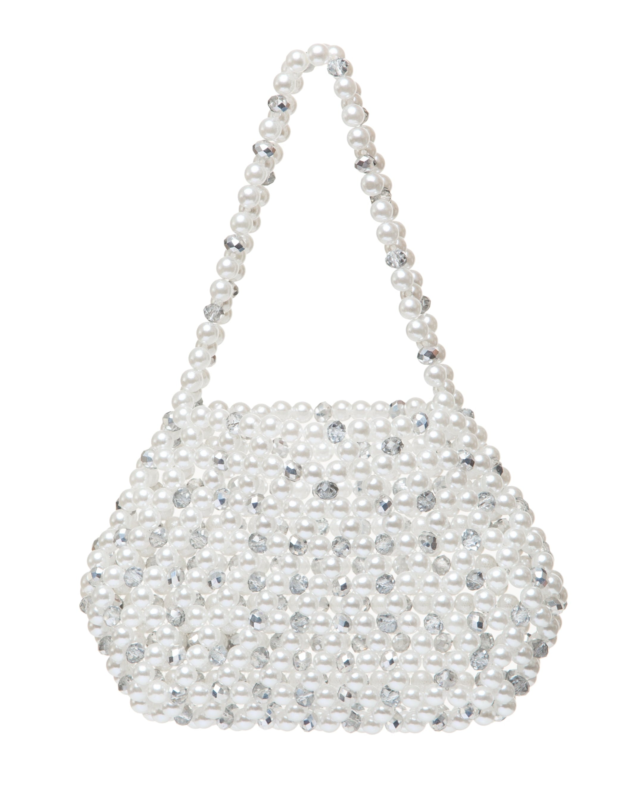White & Silver Ella Mini Bag