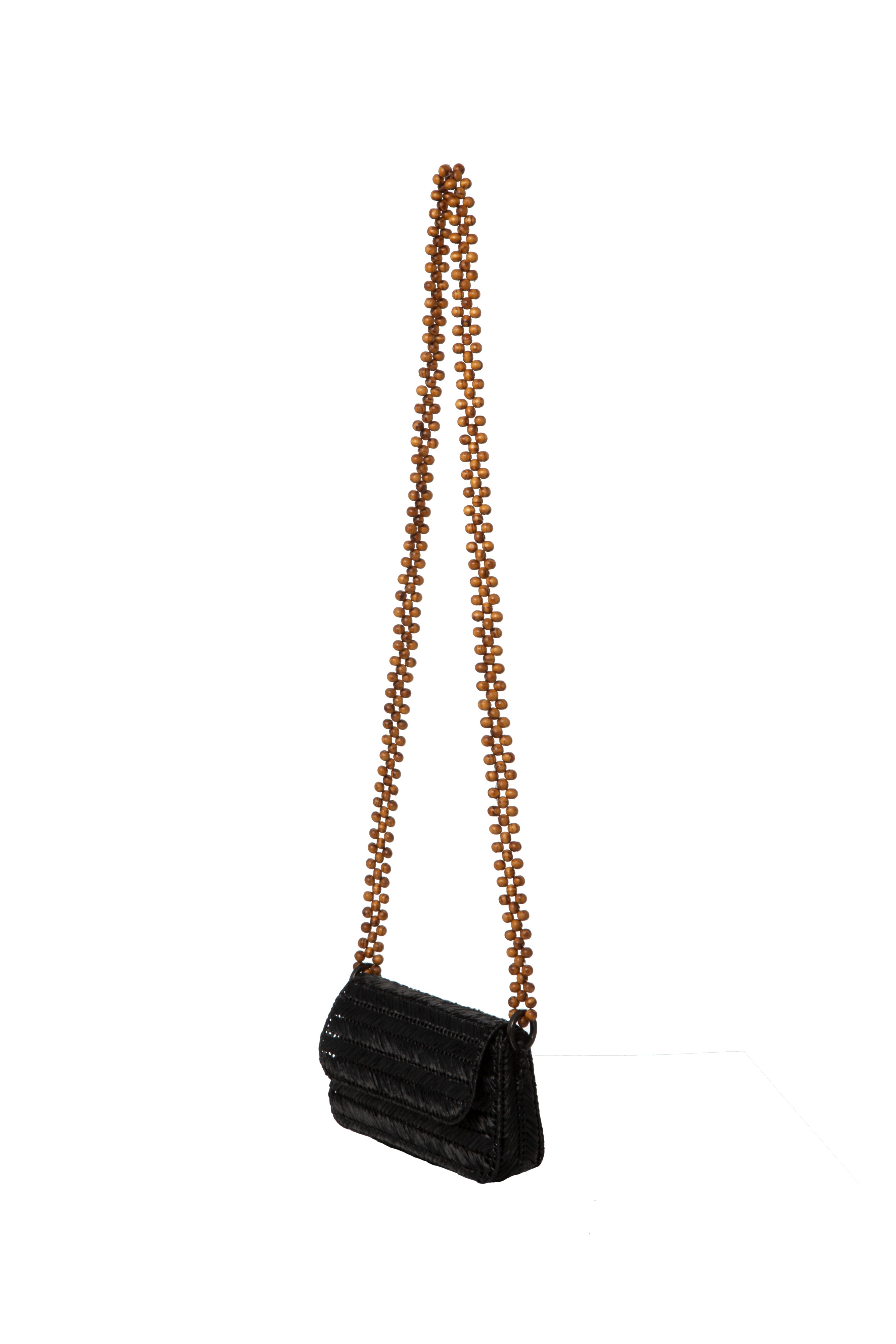 Black Hazel Mini Shoulder Bag