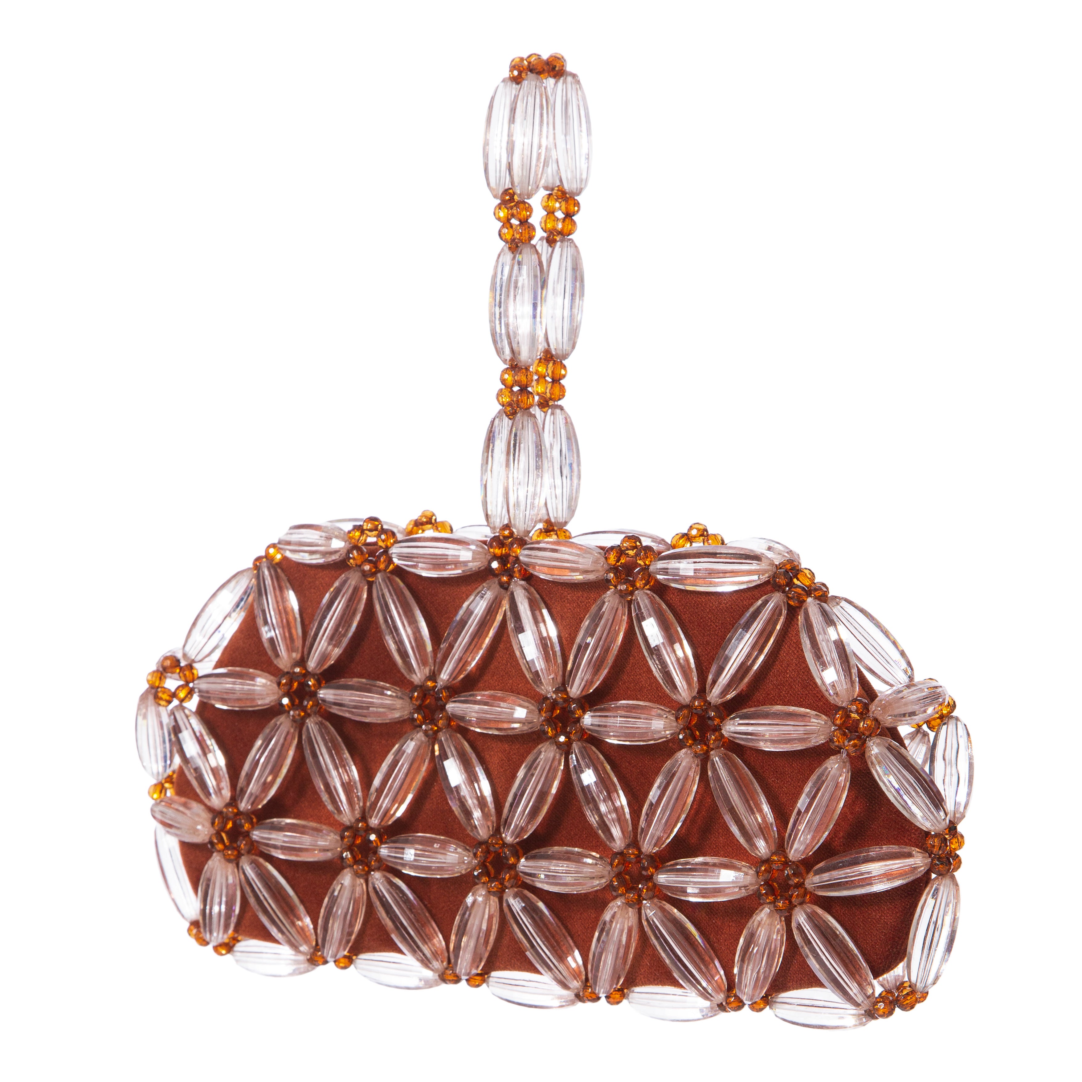 Dusty Rose & Amber Tebea Clutch