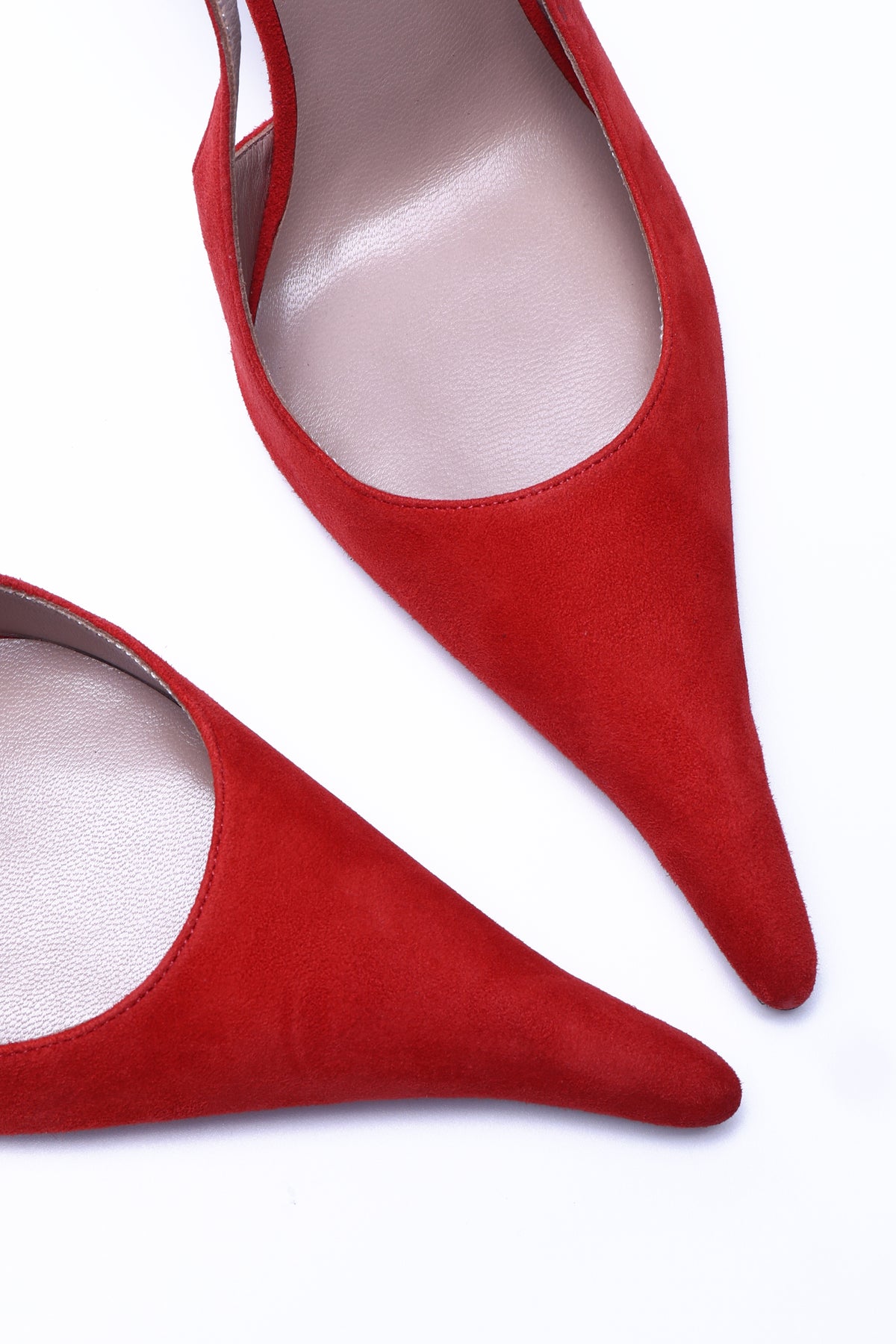 Red Sofia Velvet Slingback