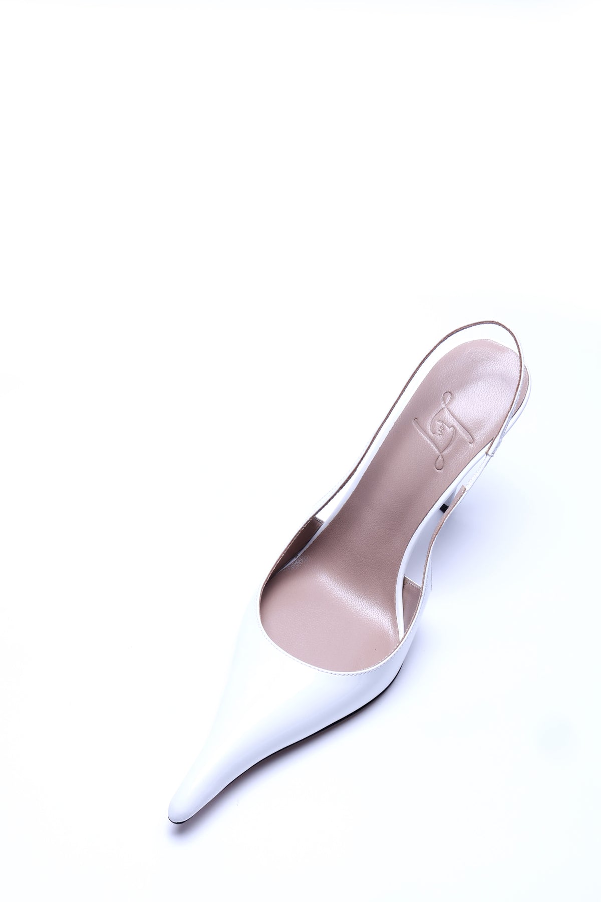 White Sofia Slingback