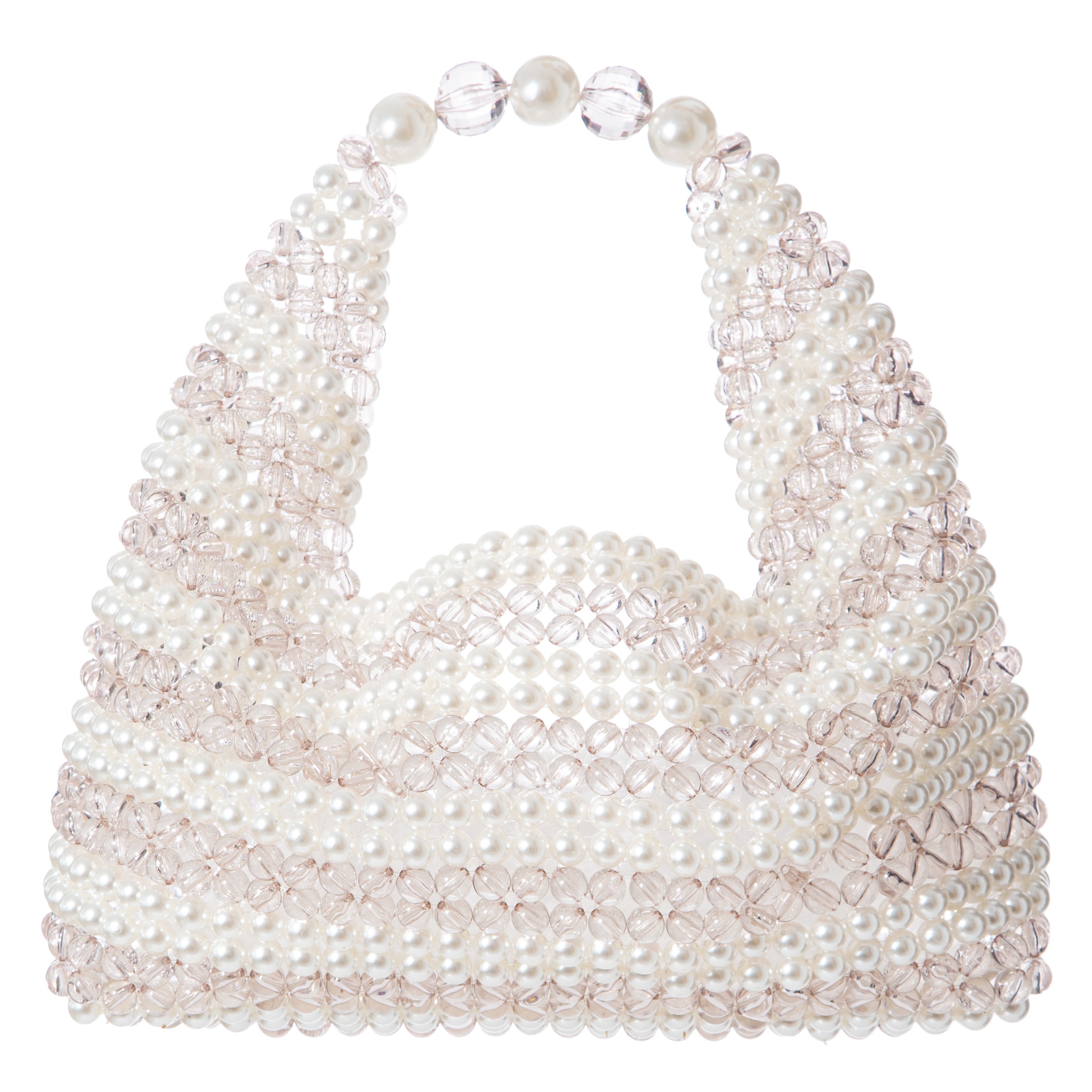 Ivory & Dusty Rose Large Jodie Bag
