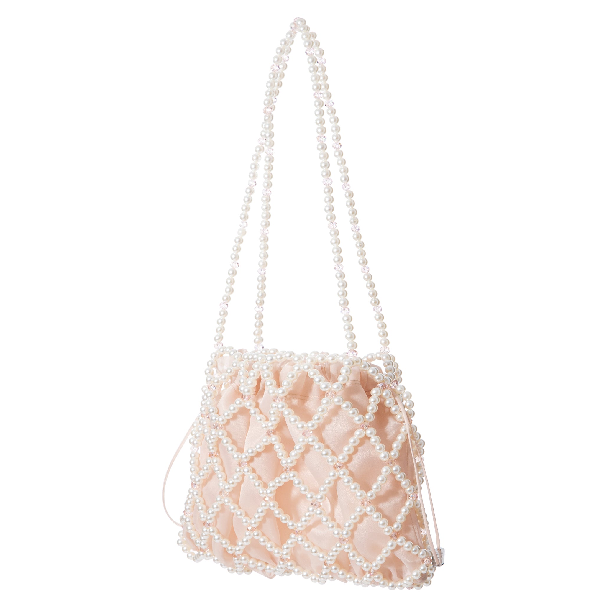 Ivory & Light Peach Belle Shoulder Bag
