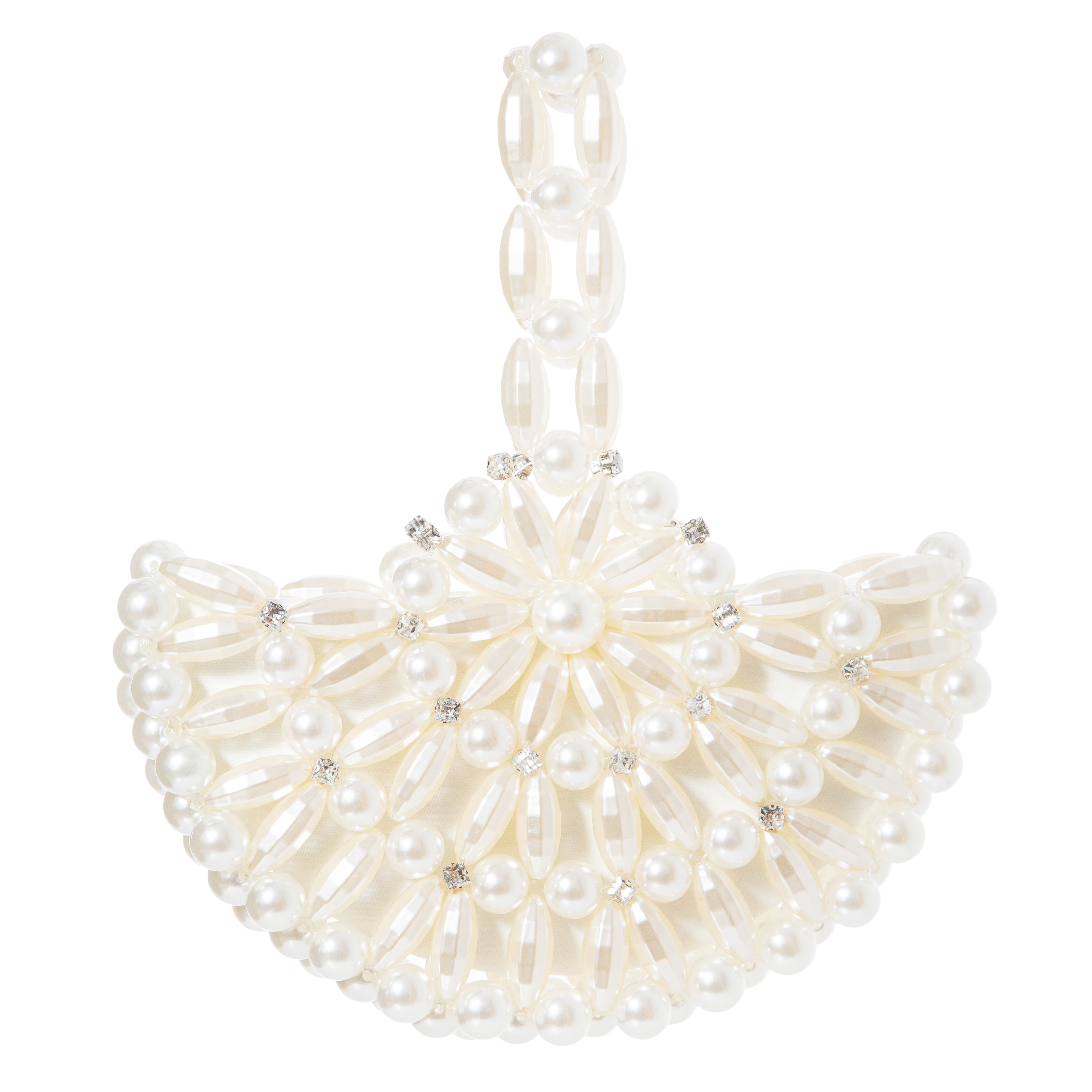 Ivory Medium Selene Clutch