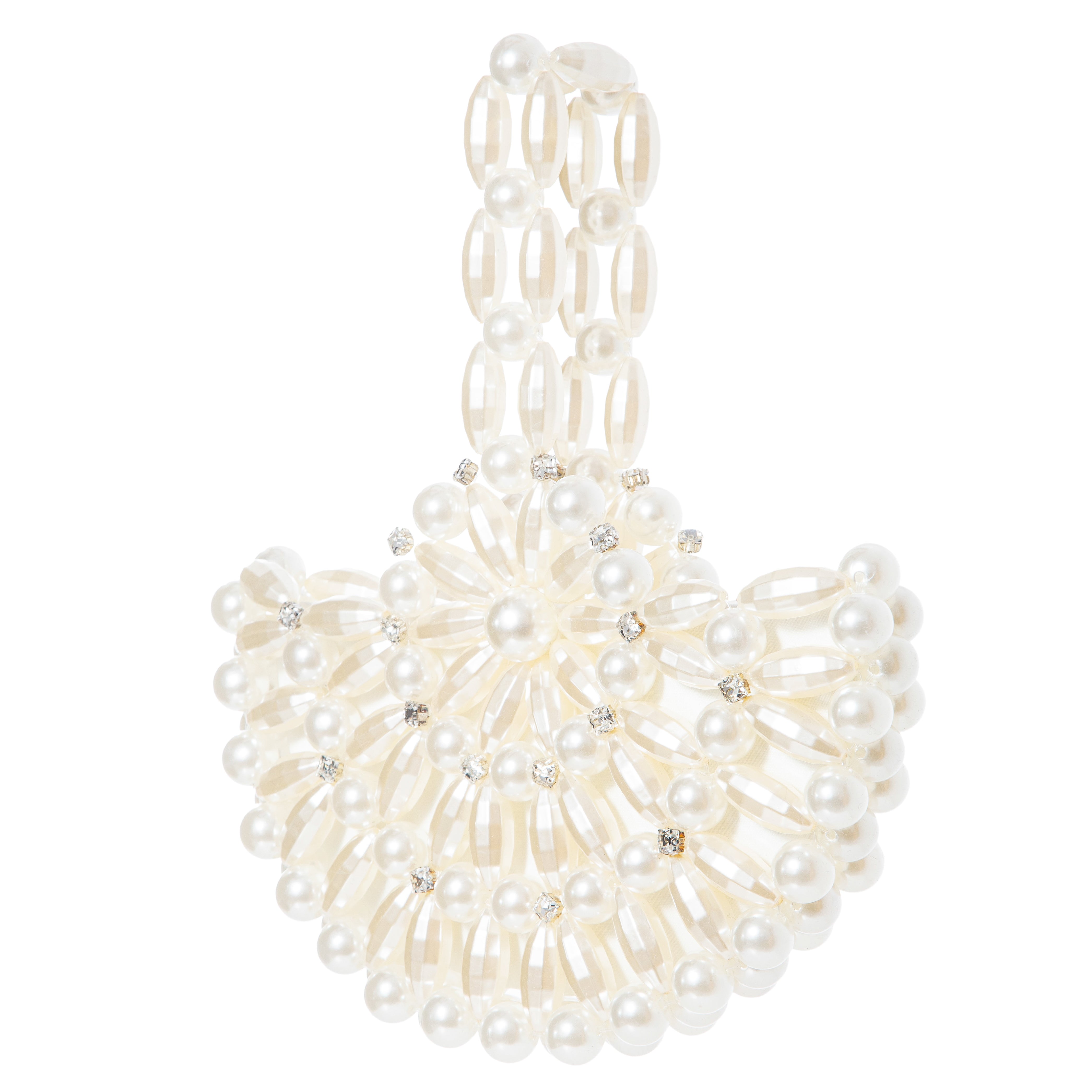 Ivory Medium Selene Clutch