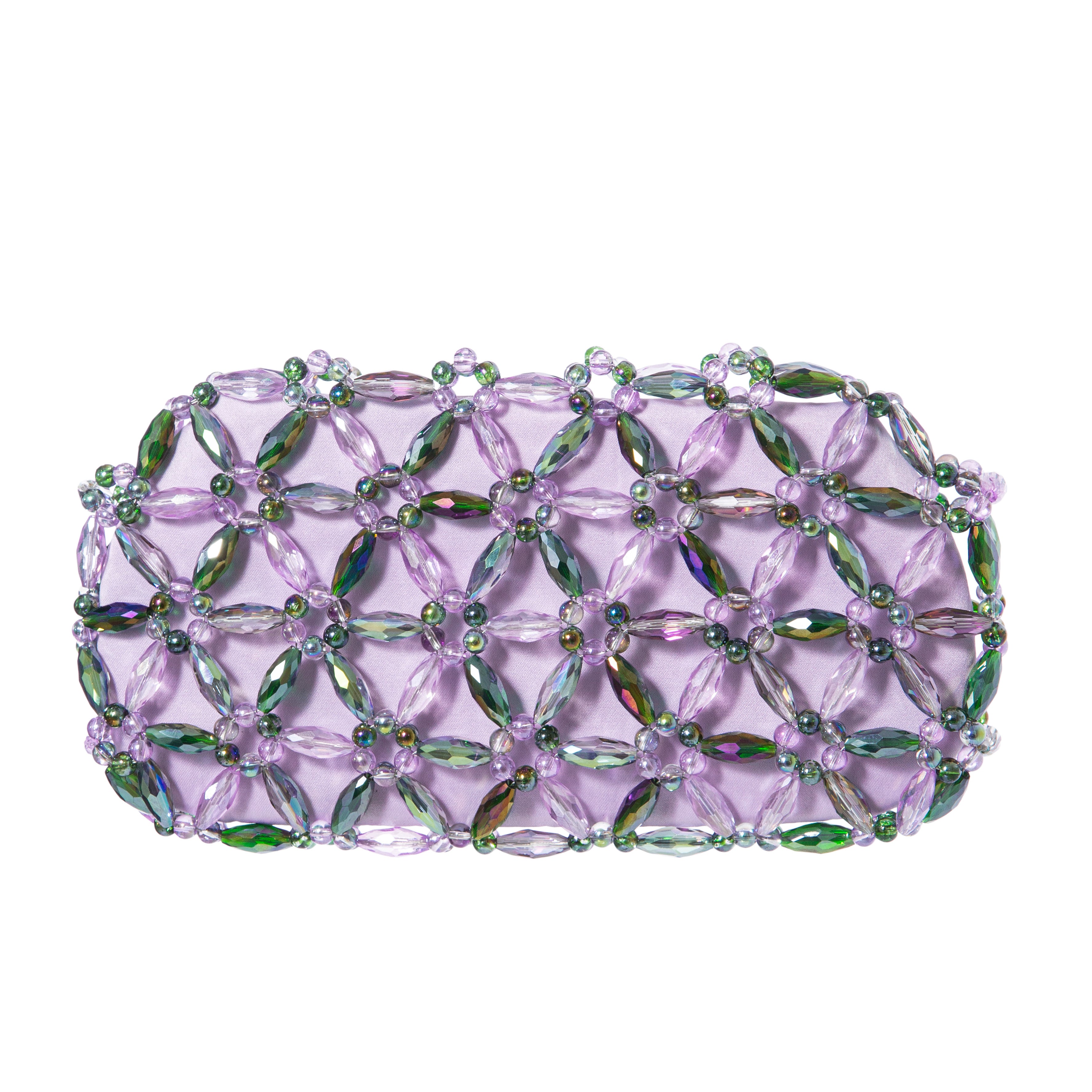 Purple & Emerald Tebea Clutch